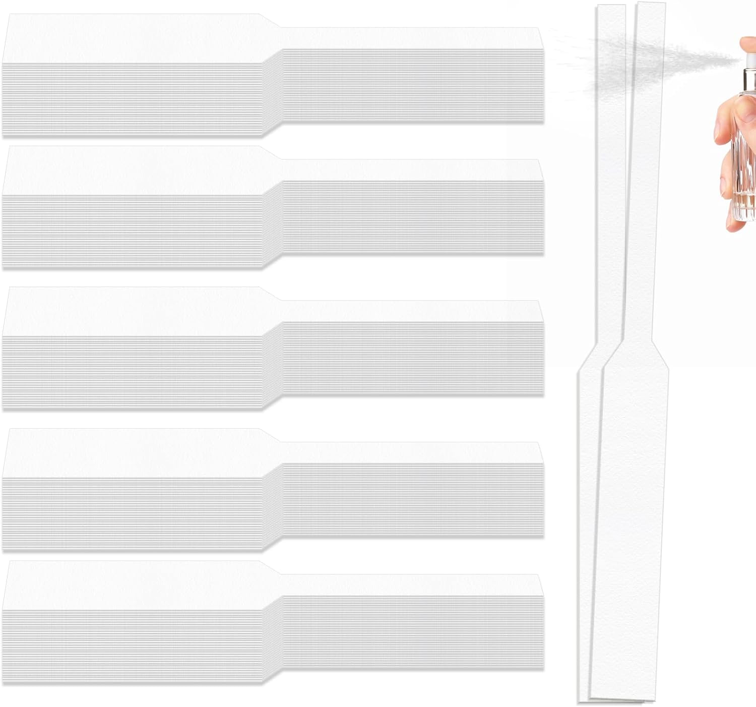 500 PCS Perfume Tester Strips Disposable Fragrance Blotter Strips for Scent Sampling