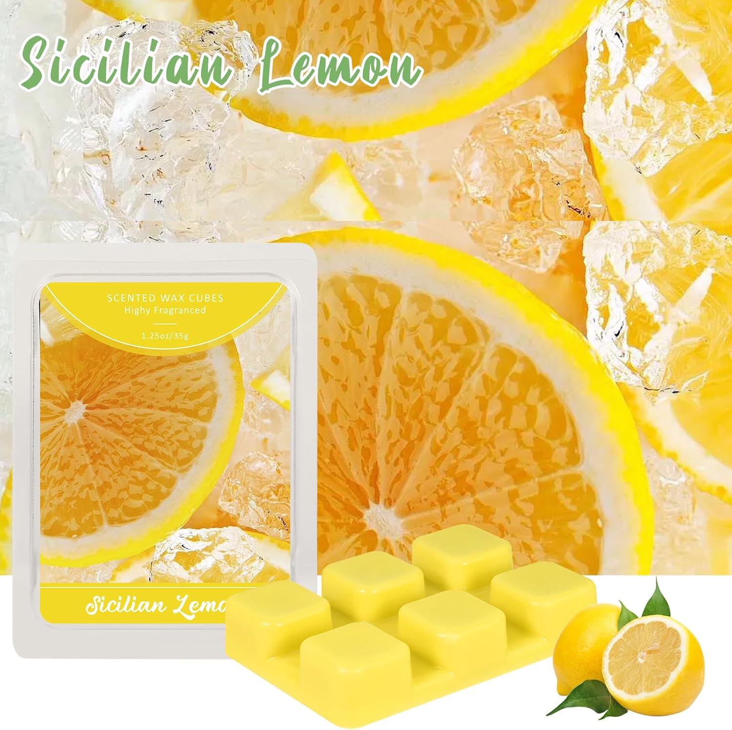 SCENTORINI Wax Melts Sicilian Lemon 4-Pack