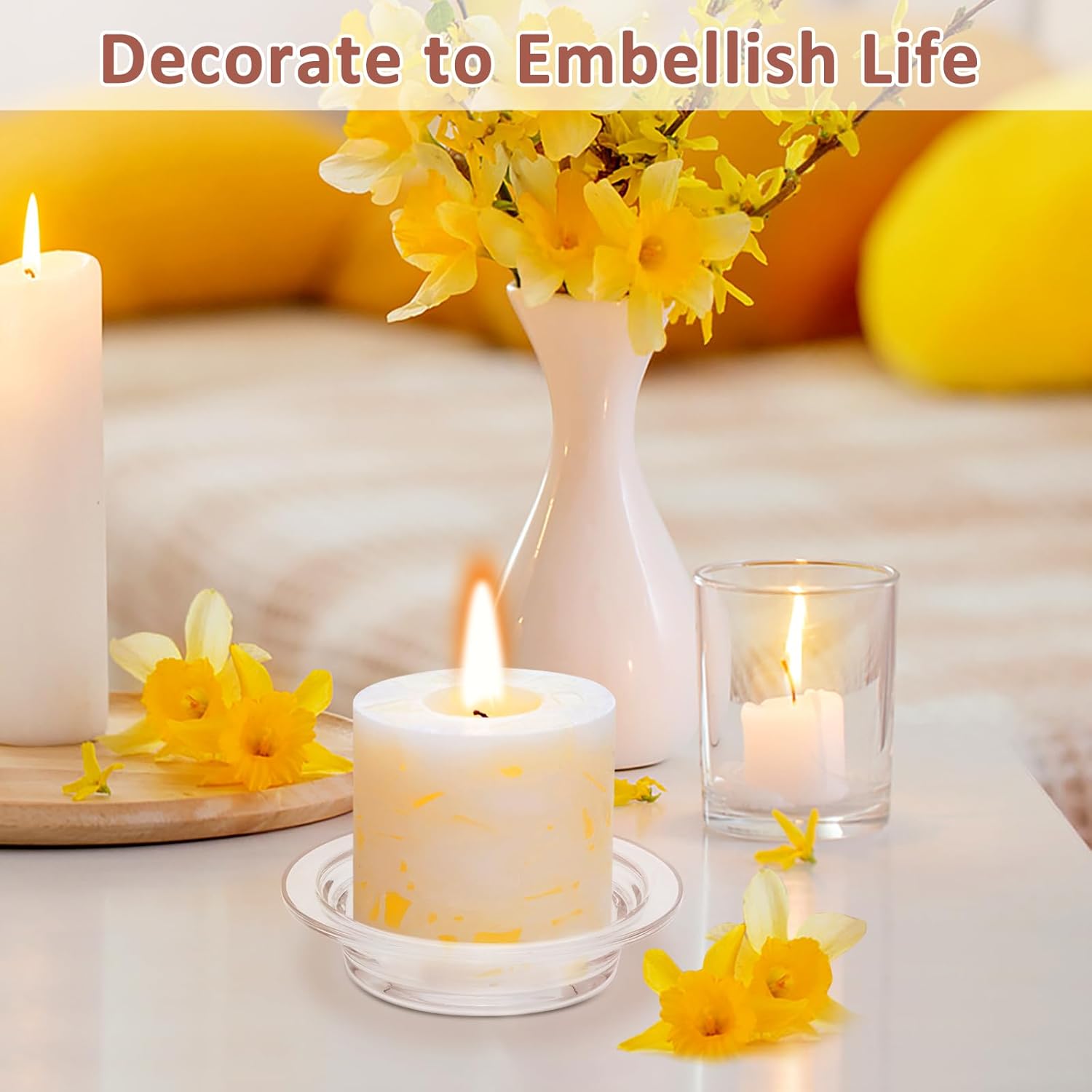 2Pcs Glass Wax Warmer Dish for Aromatherapy Lamps