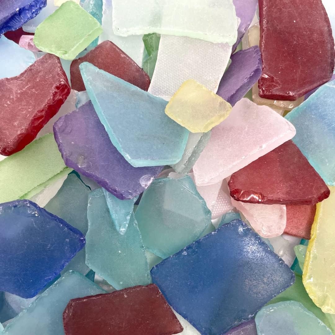 Tumbler Home Sea Glass Crafting Supplies - 12oz Assorted