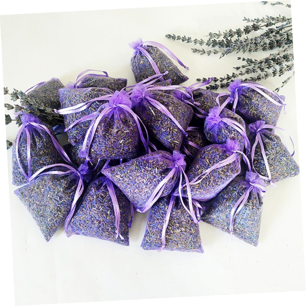 Garneck 10pcs Lavender Sachets for Freshening Closets and Home Fragrance