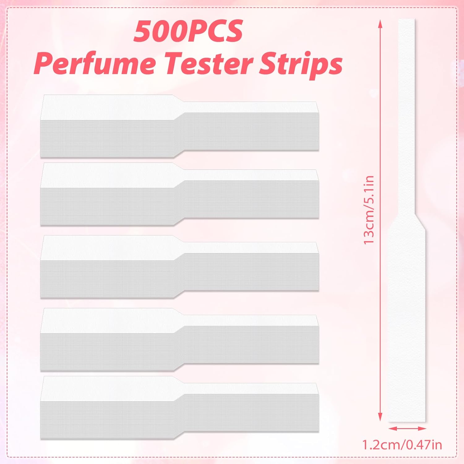 500 PCS Perfume Tester Strips Disposable Fragrance Blotter Strips for Scent Sampling