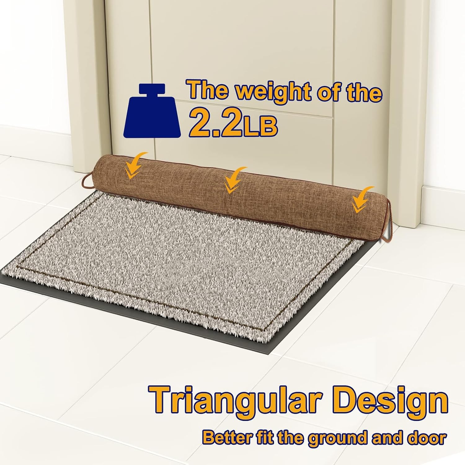 CDAR Door Draft Stopper Durable and Easy to Install