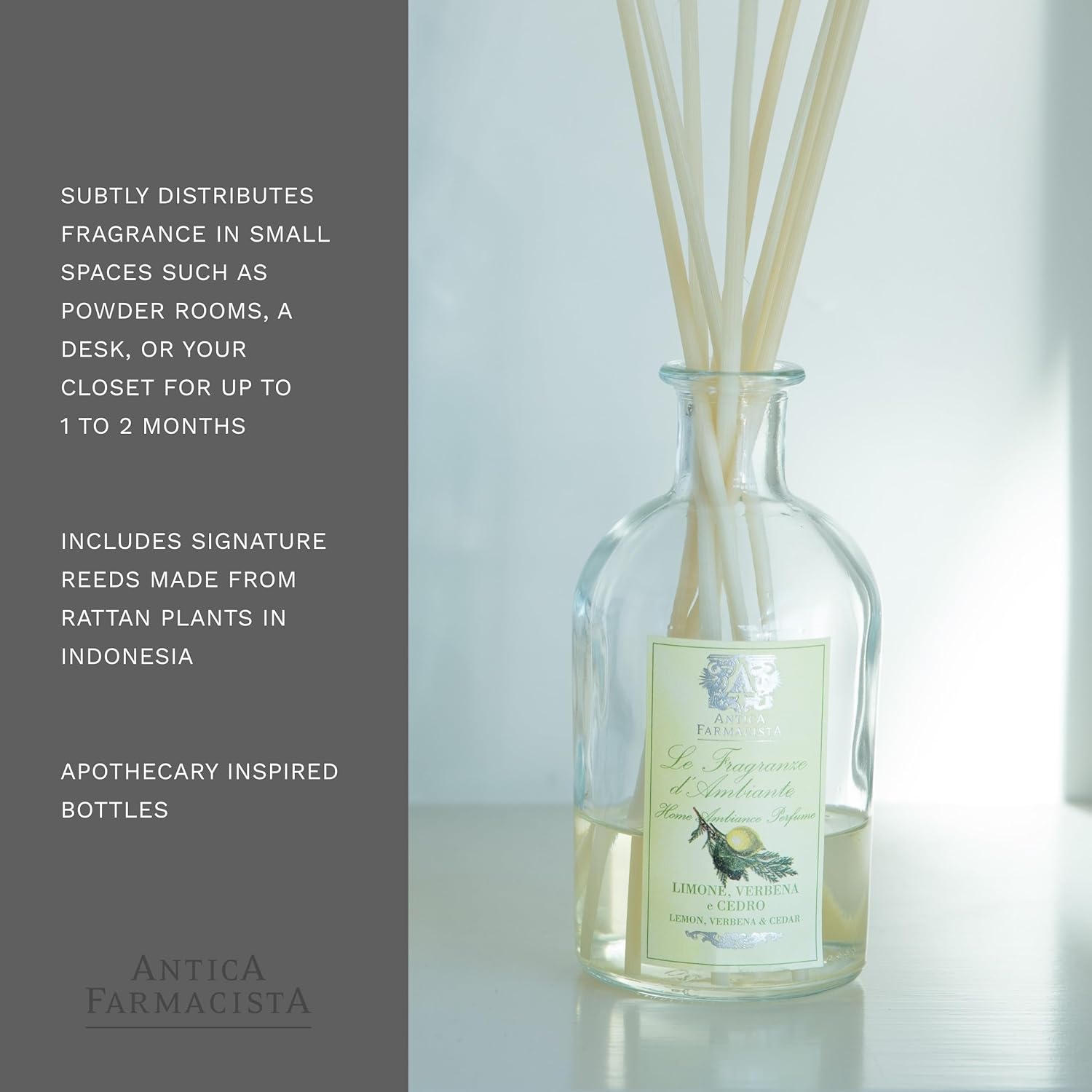 Antica Farmacista Lemon Verbena Cedar Diffuser 34 Fl Oz