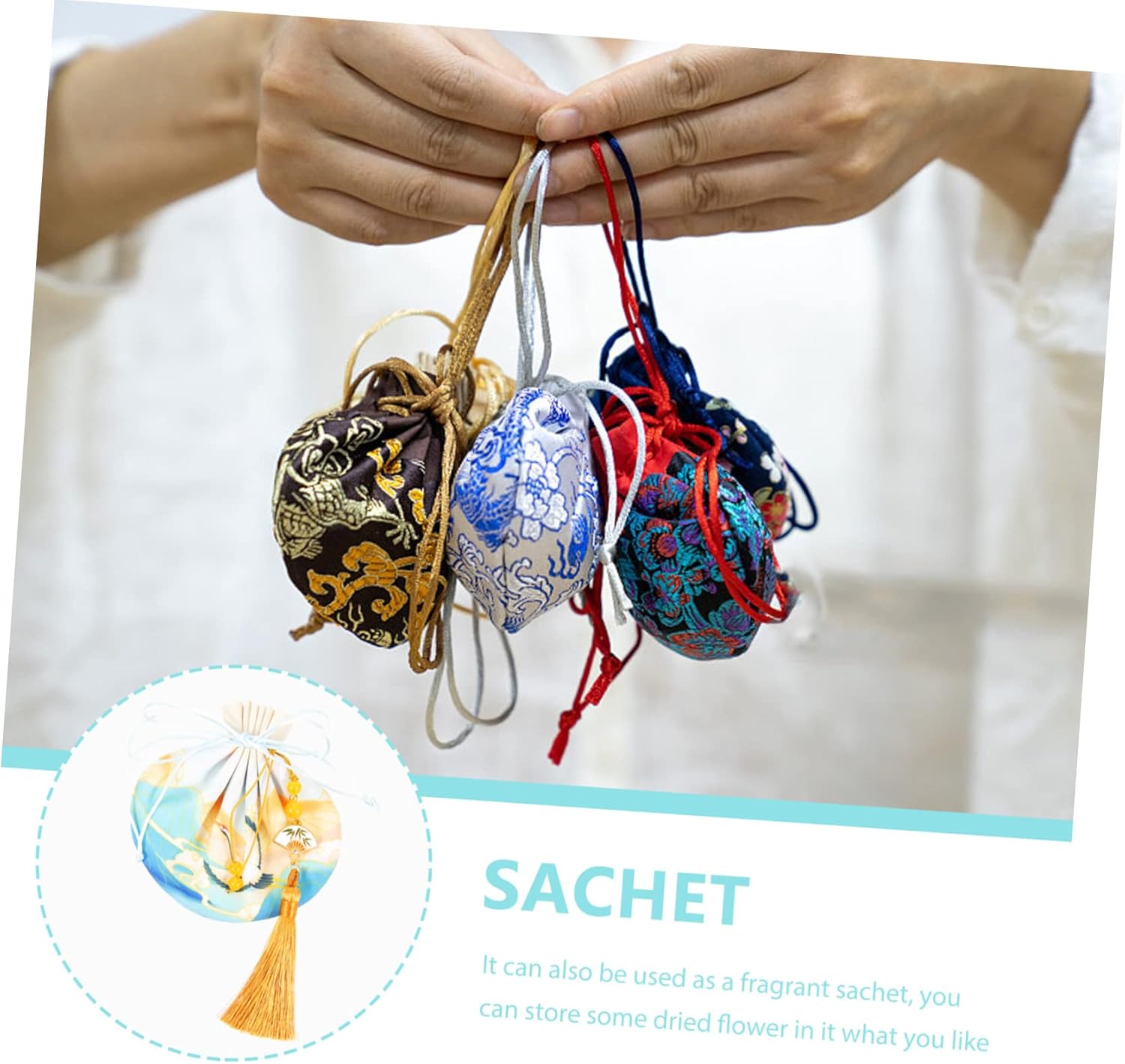 Lavender Storage Bags Fragrance Sachet Holder Empty Perfume Bags