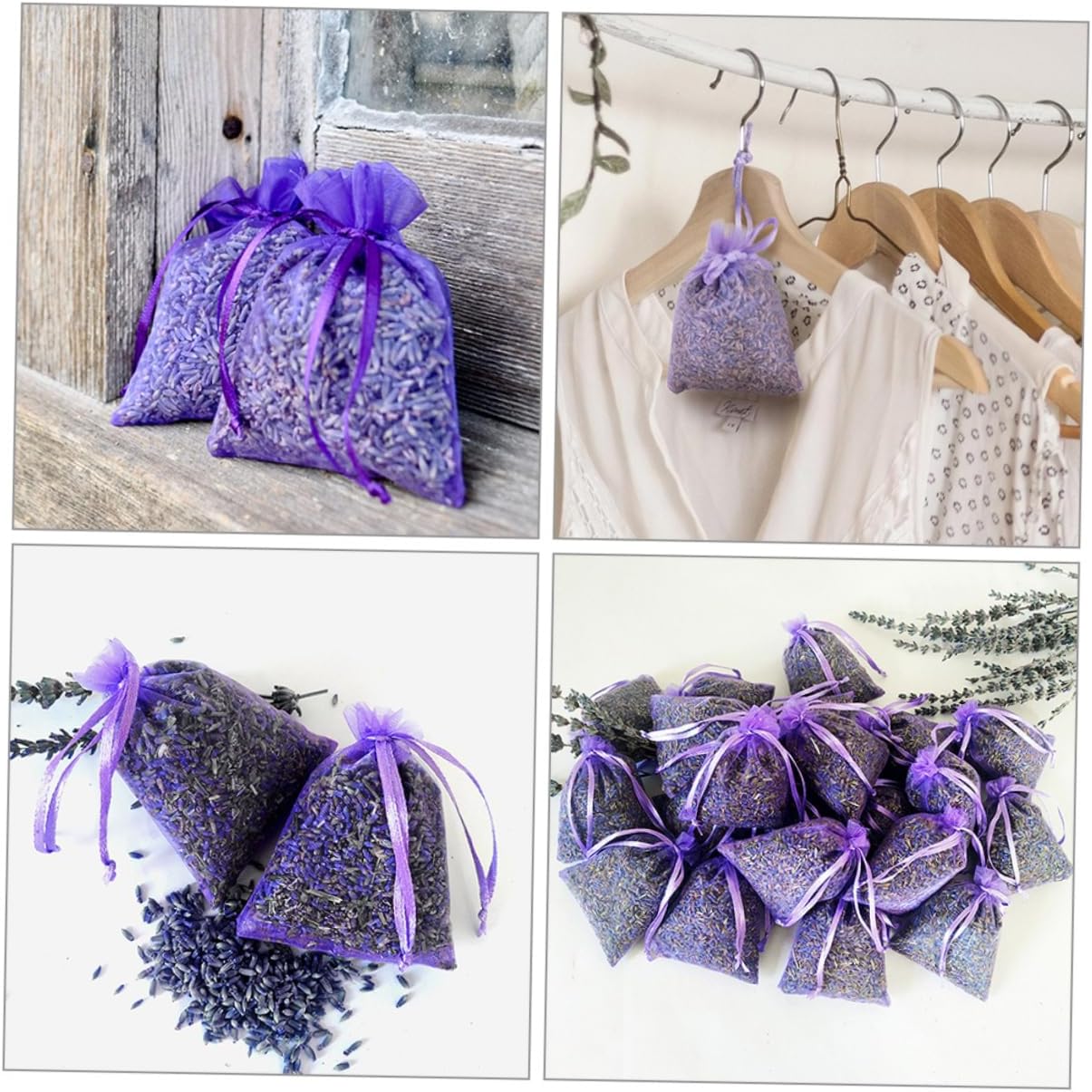 10pcs Lavender Sachet Bags for Home and Car Freshening