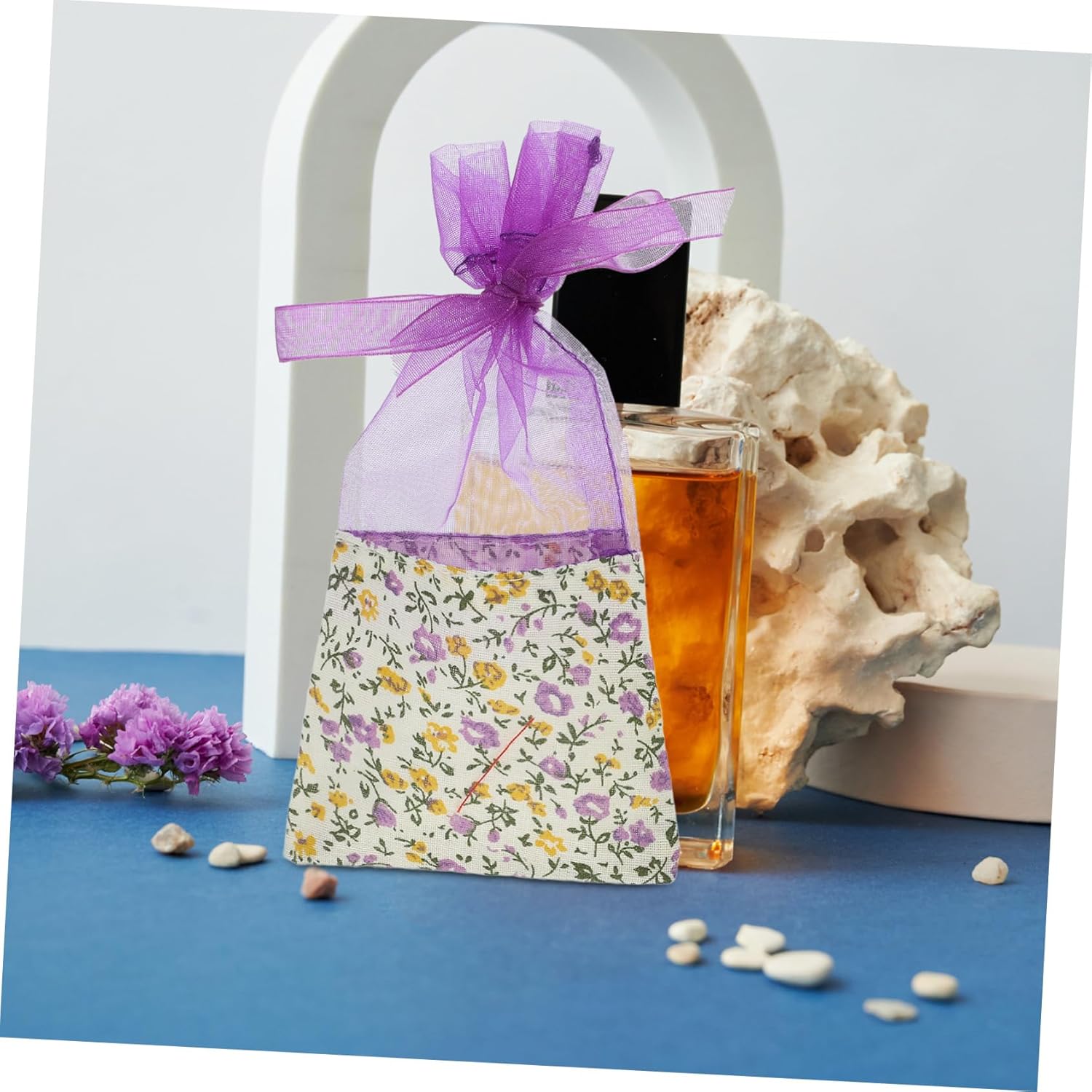 Happyyami 10pcs Lavender Sachet Bags with Drawstring Closure