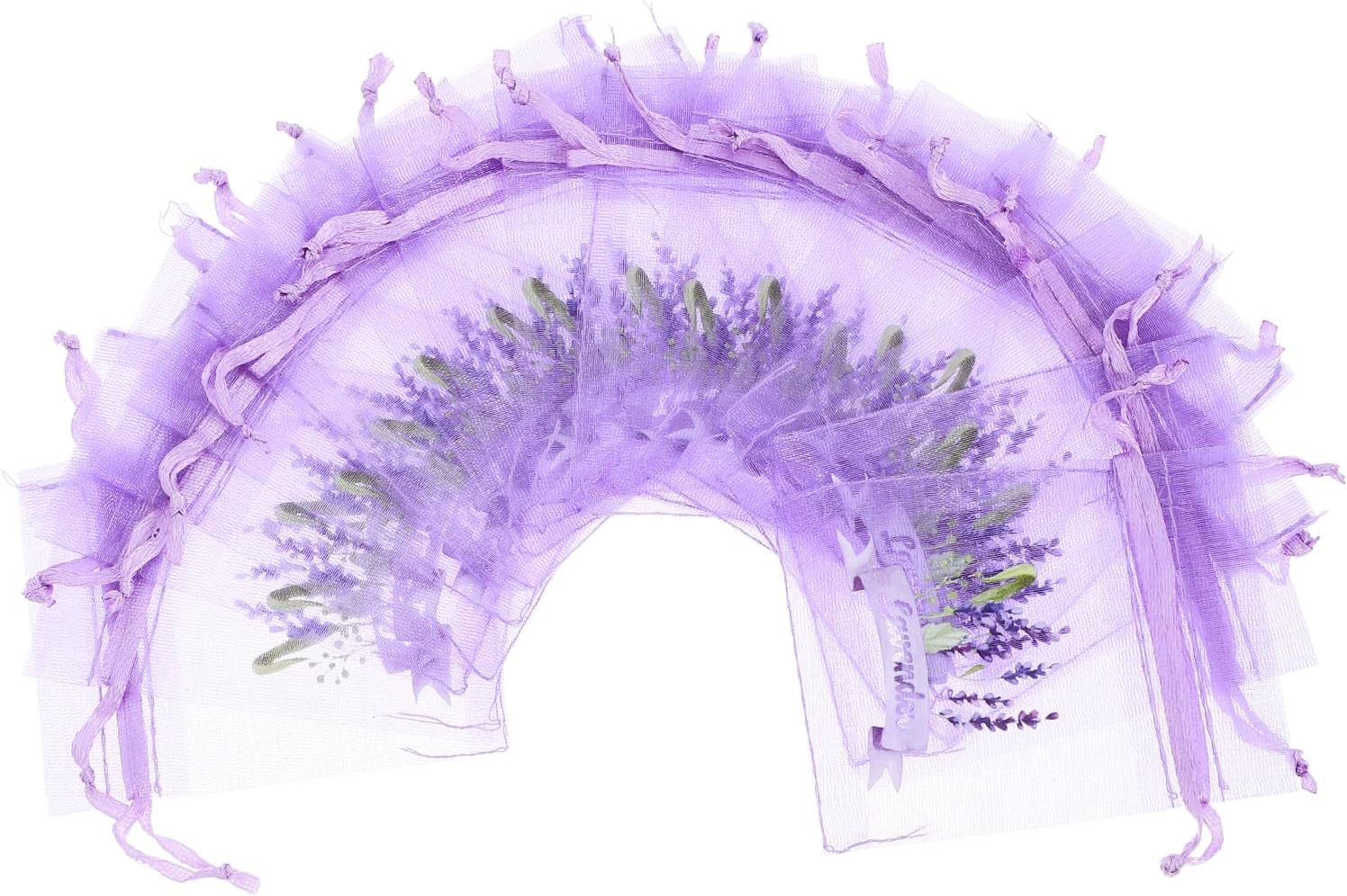 LUOZZY 80 Pcs Lavender Sachet Bags with Drawstring