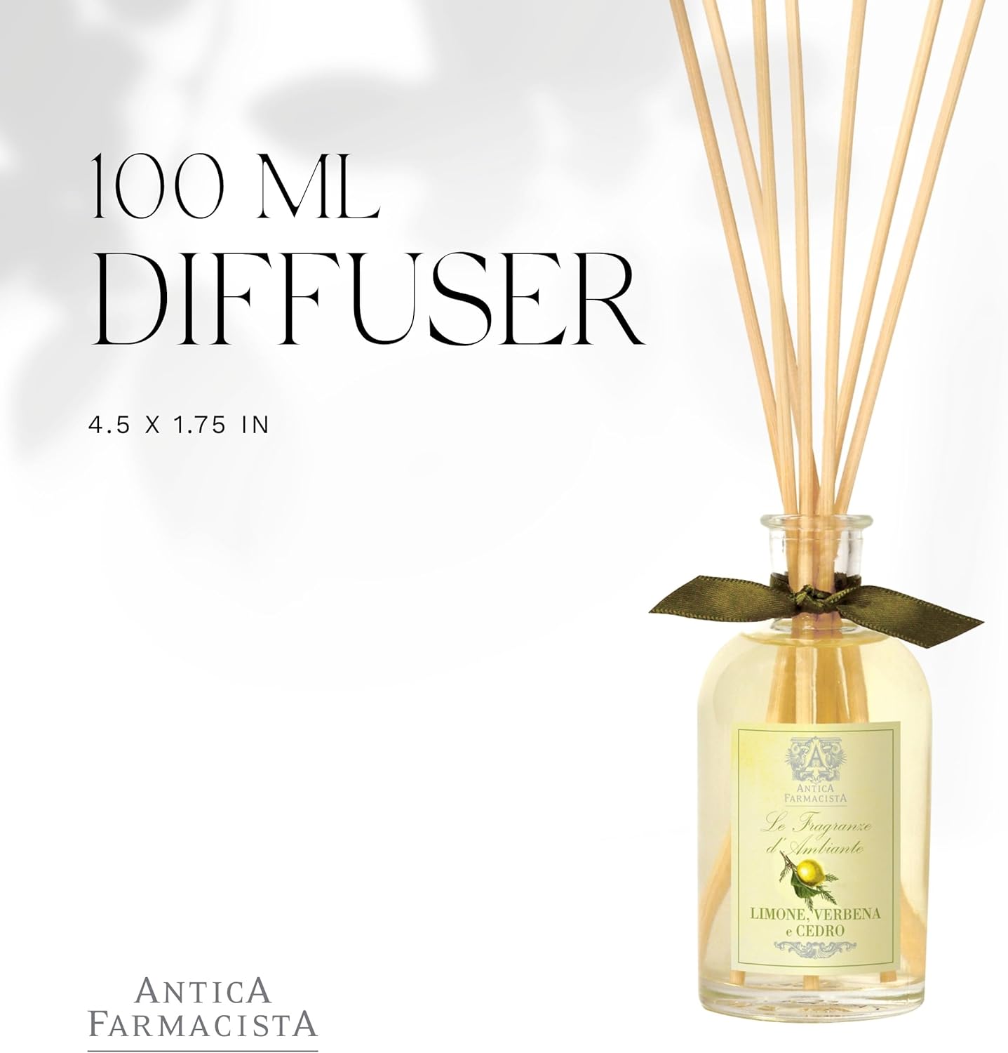 Antica Farmacista Lemon Verbena Cedar Diffuser 34 Fl Oz