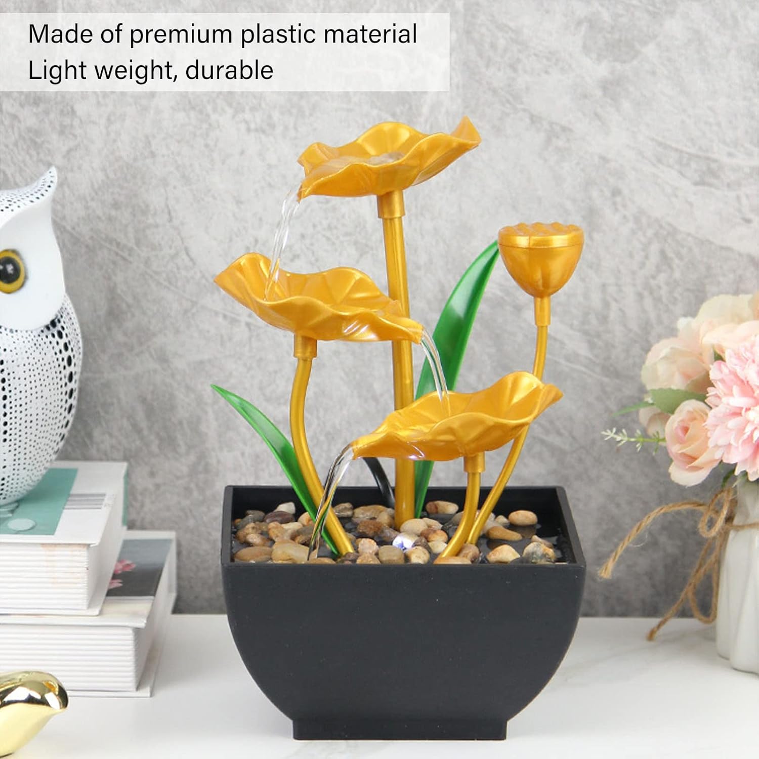 FLEXMAN Tabletop Fountain with LED Lights