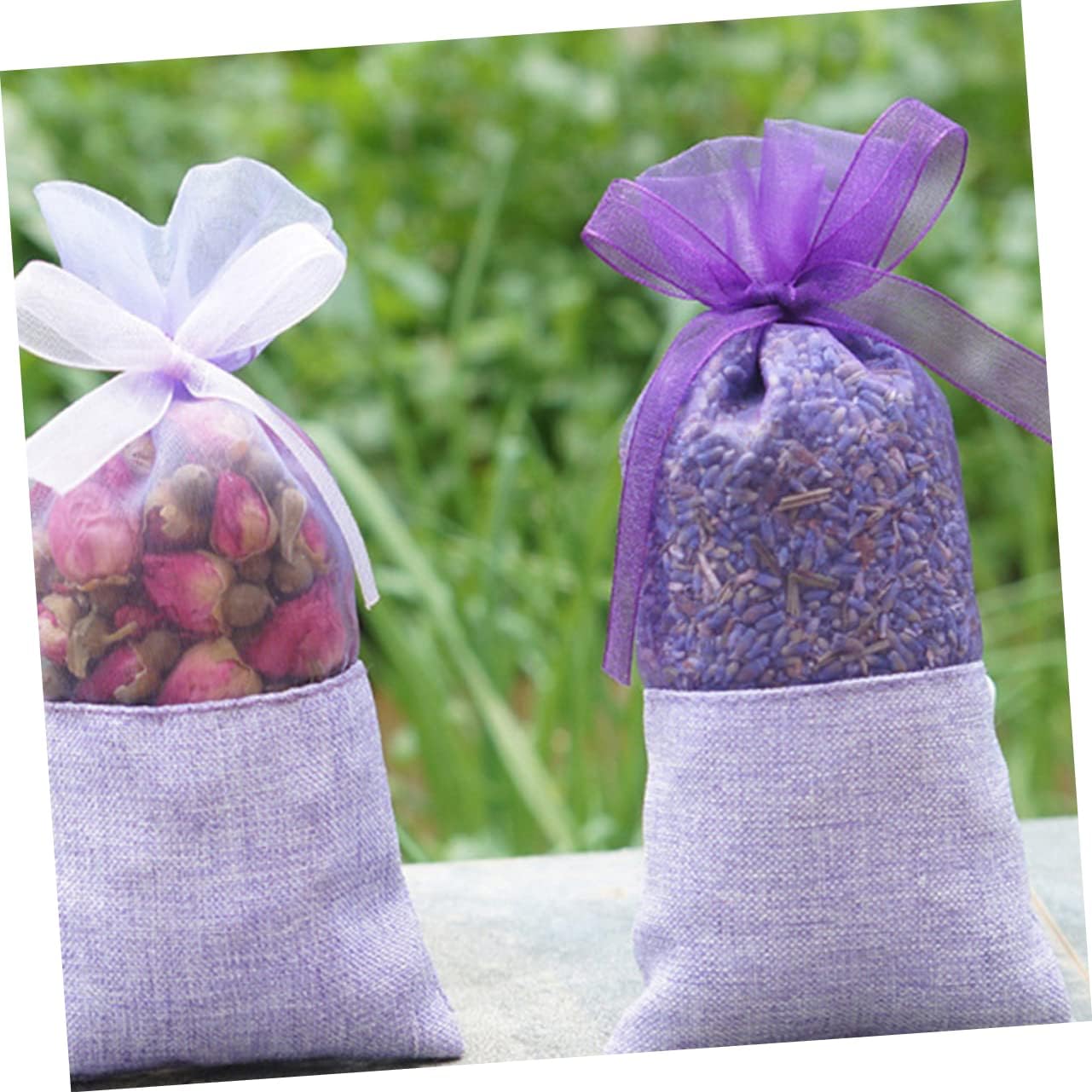 24pcs Lavender Scented Sachet Bags for Home Fragrance and Storage