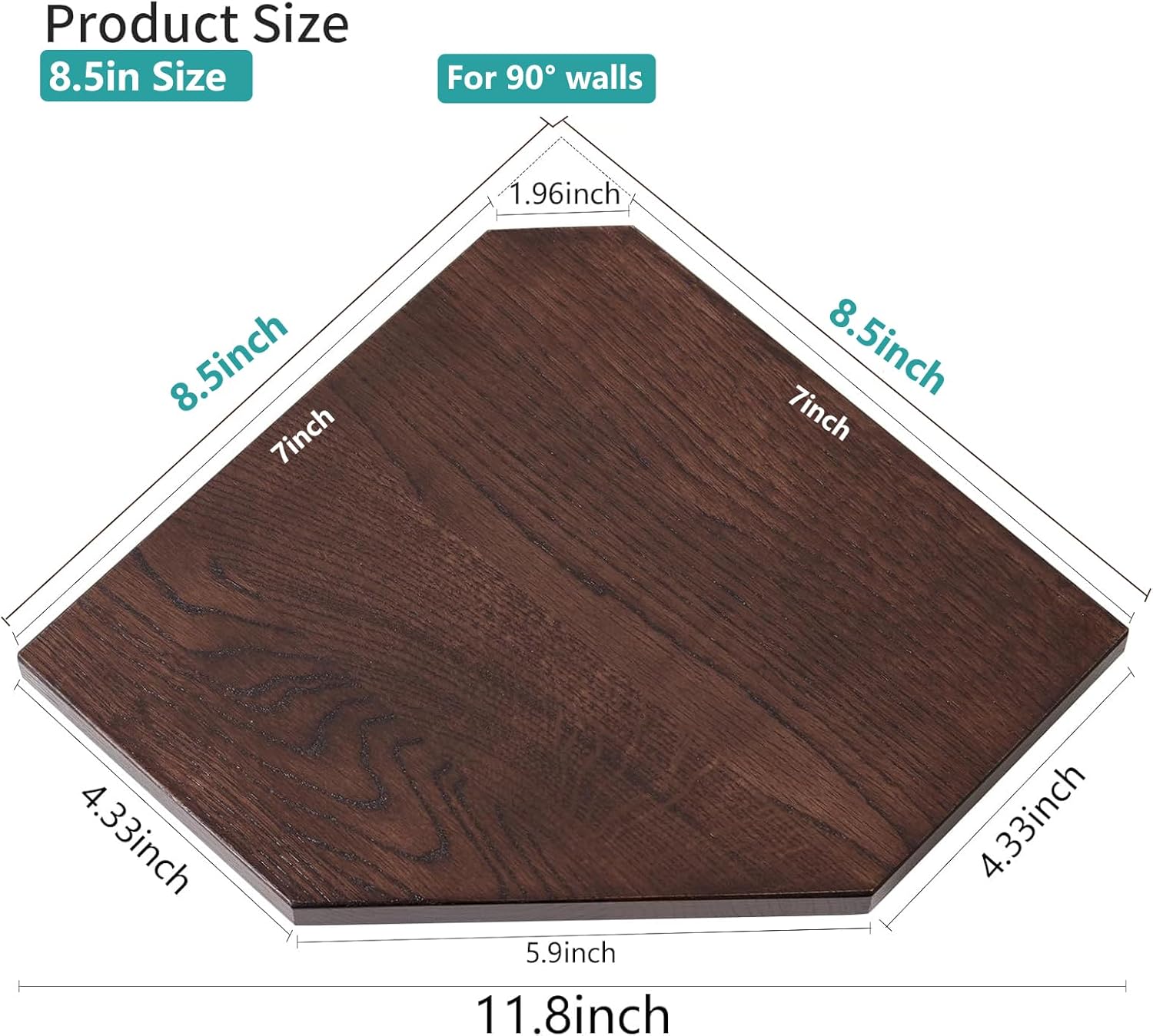 Conamily Corner Shelf Wall Mount Set of 2