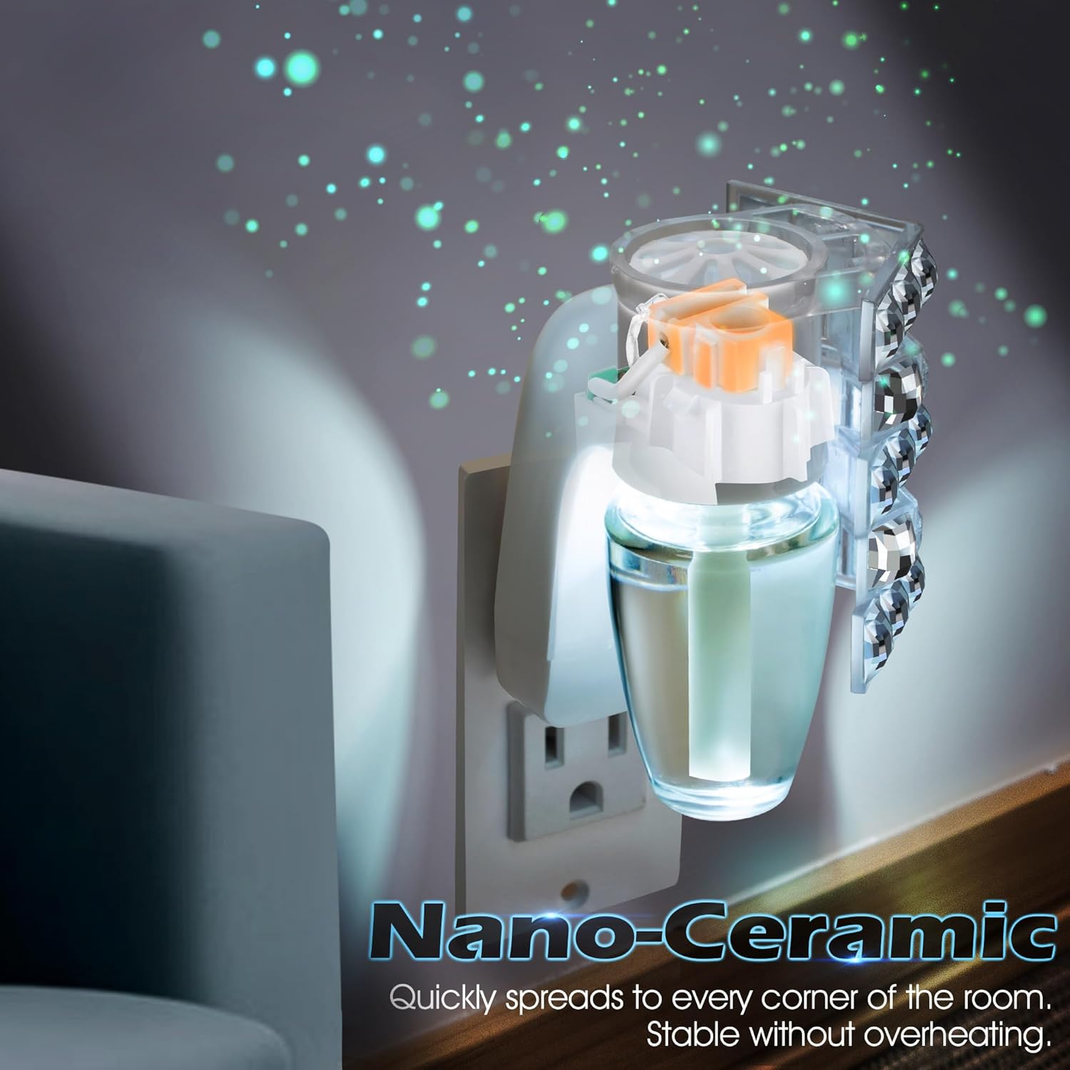 Hohean Wall Fragrance Plug In with Night Light