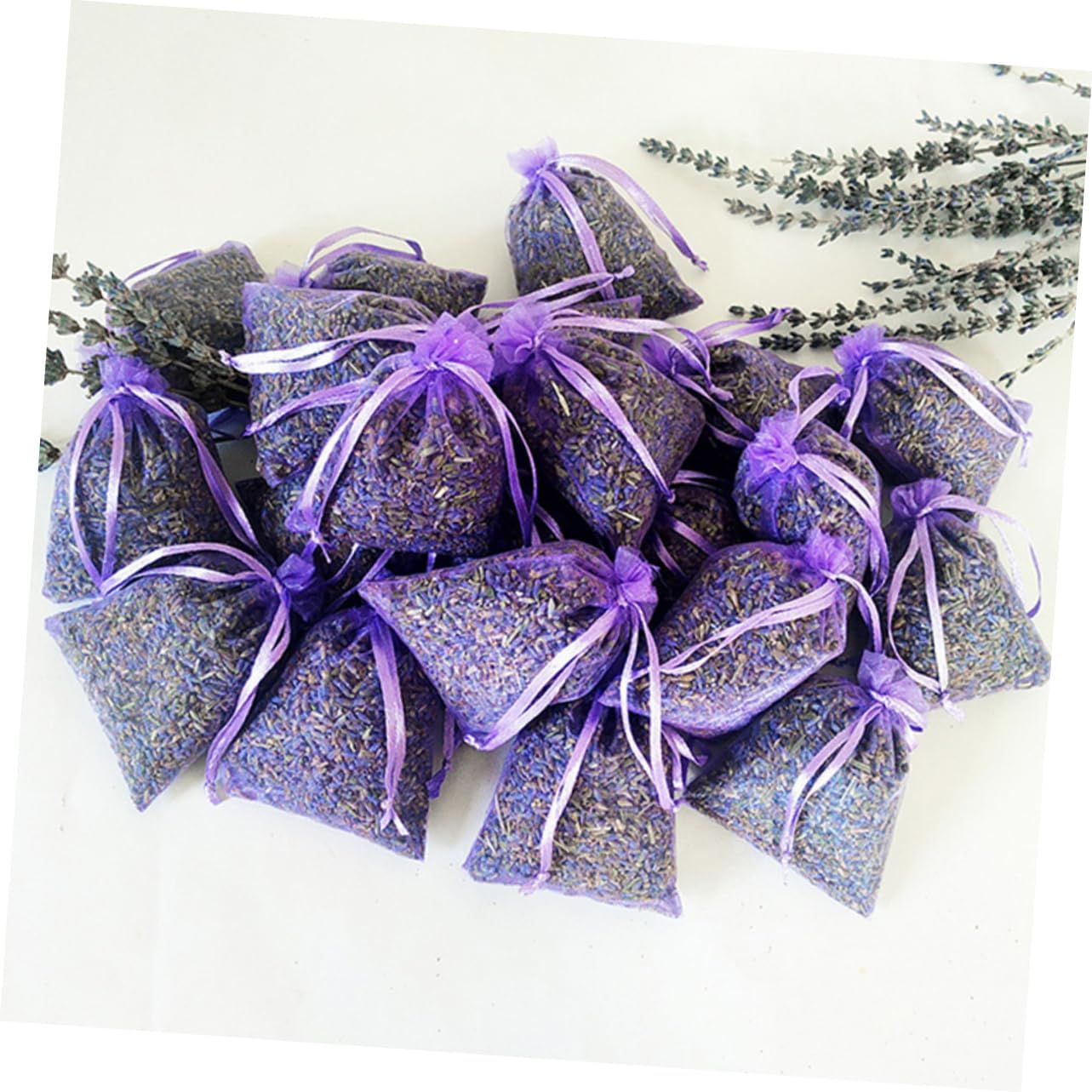 PRETYZOOM 10pcs Lavender Sachets for Closet Freshening