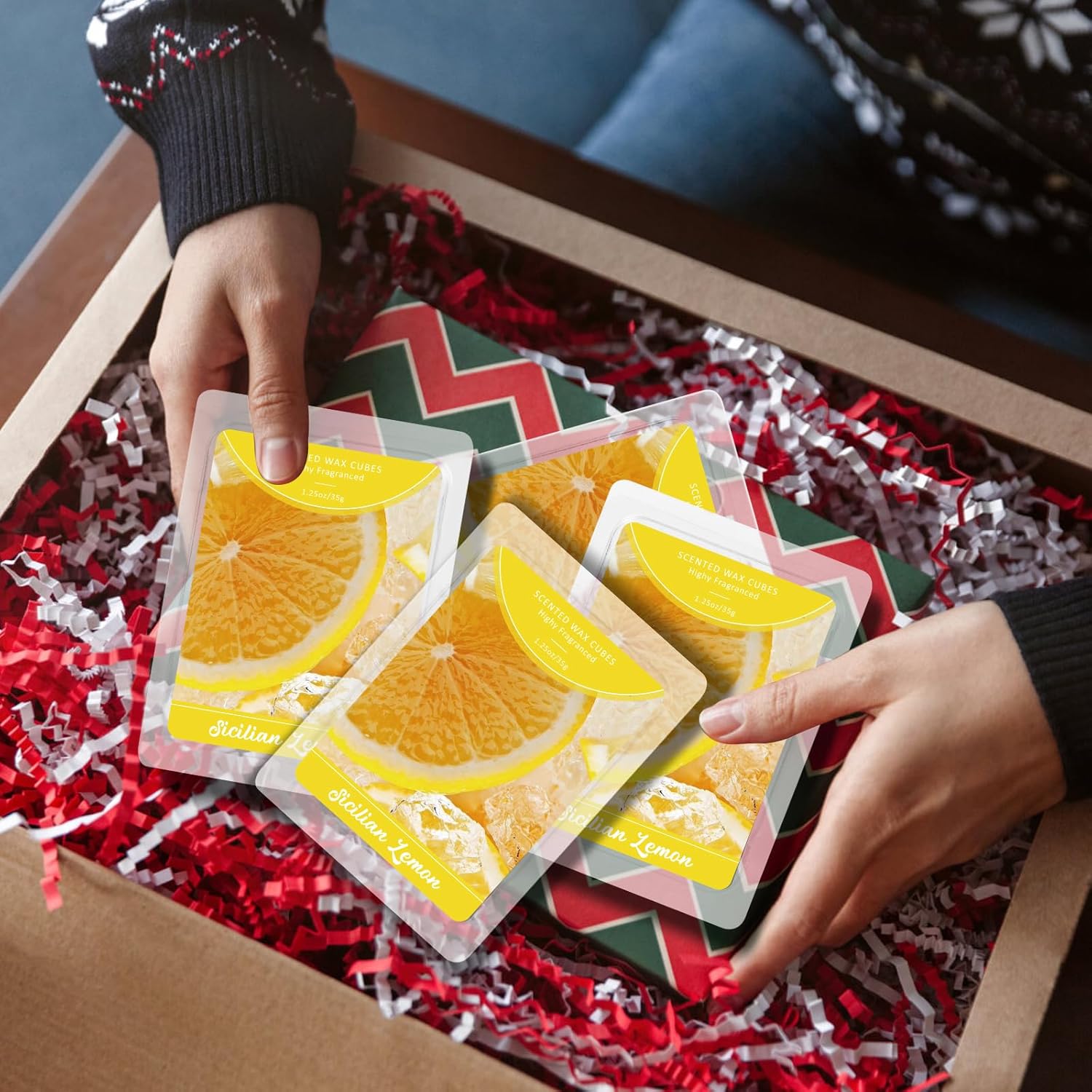 SCENTORINI Wax Melts Sicilian Lemon 4-Pack