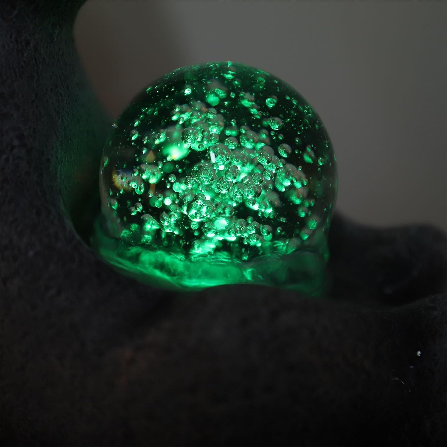 USB Tabletop Fountain with LED Lights and Adjustable Flow