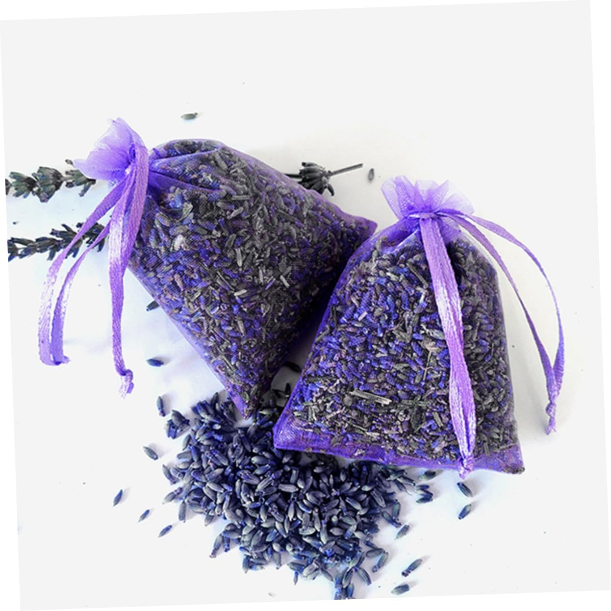 LIFKOME 10pcs Lavender Sachets for Closets Cars and Wardrobes