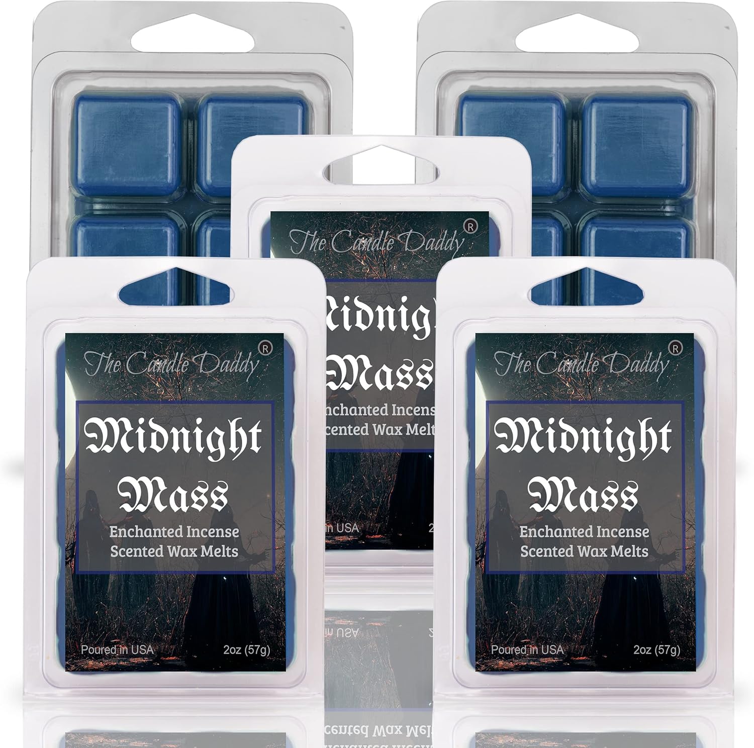 The Candle Daddy Midnight Mass Wax Melt - 6 Cubes