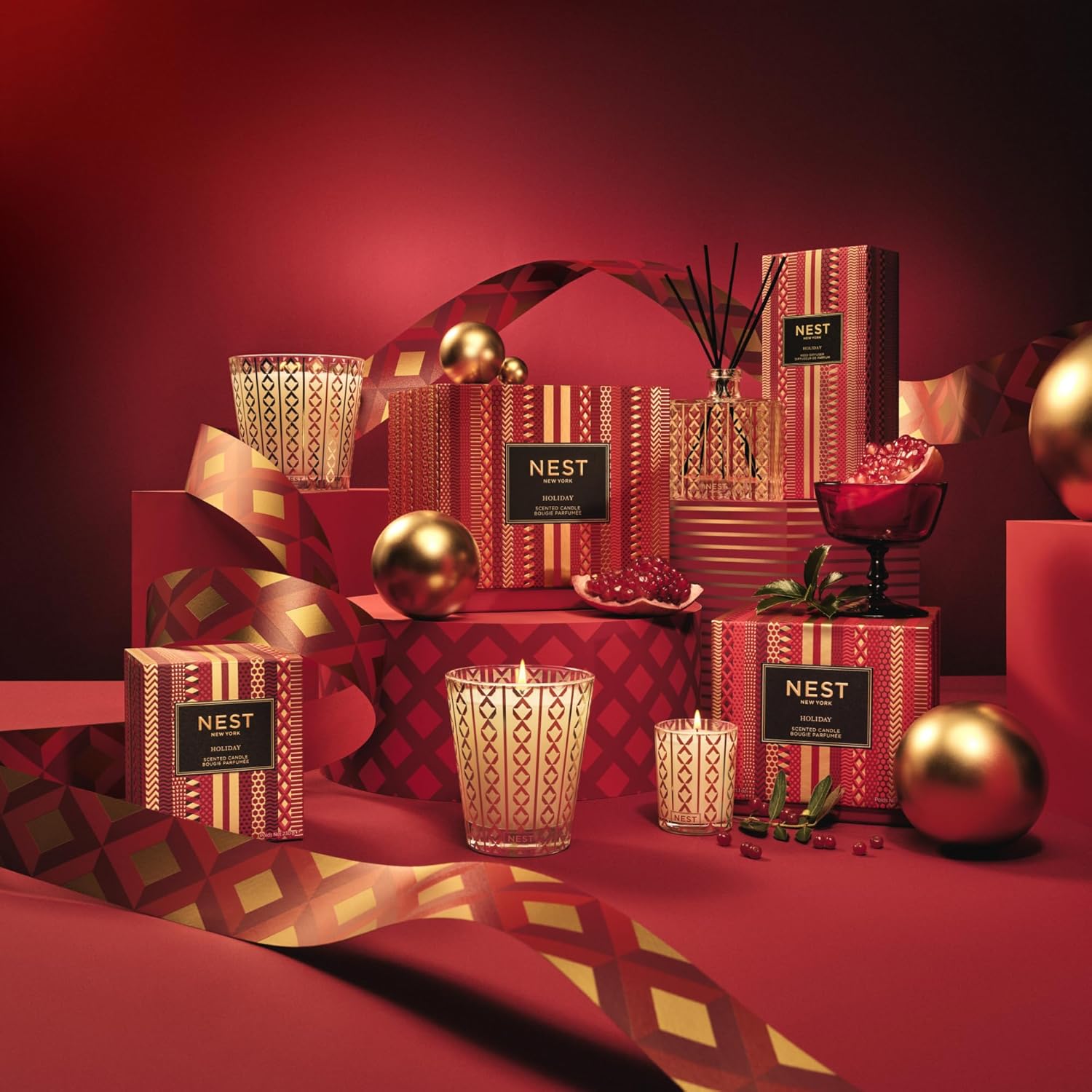 NEST New York Holiday Fragrance Diffuser Refill - Set of 2