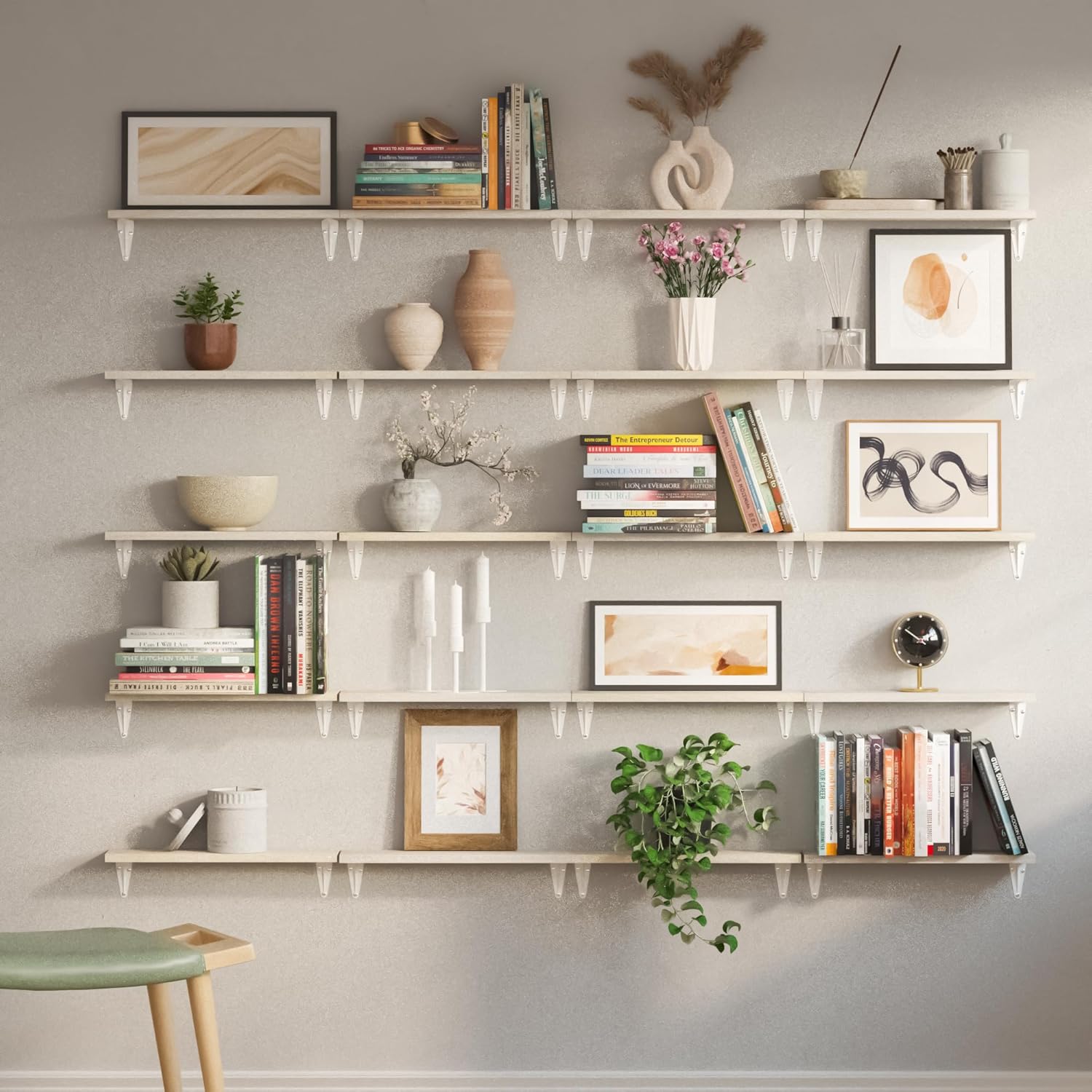 Wallniture Arras Floating Shelves Set of 20