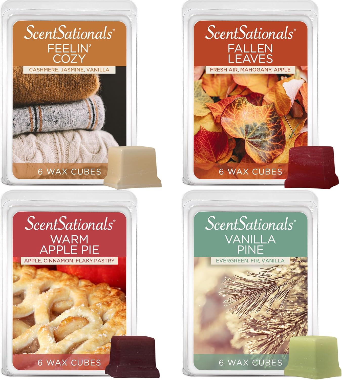 Scentsationals Wax Melts Cozy Core 4-Pack