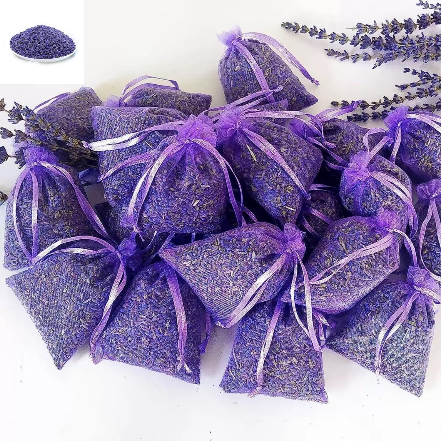 20 Piece Lavender Sachets for Home Fragrance