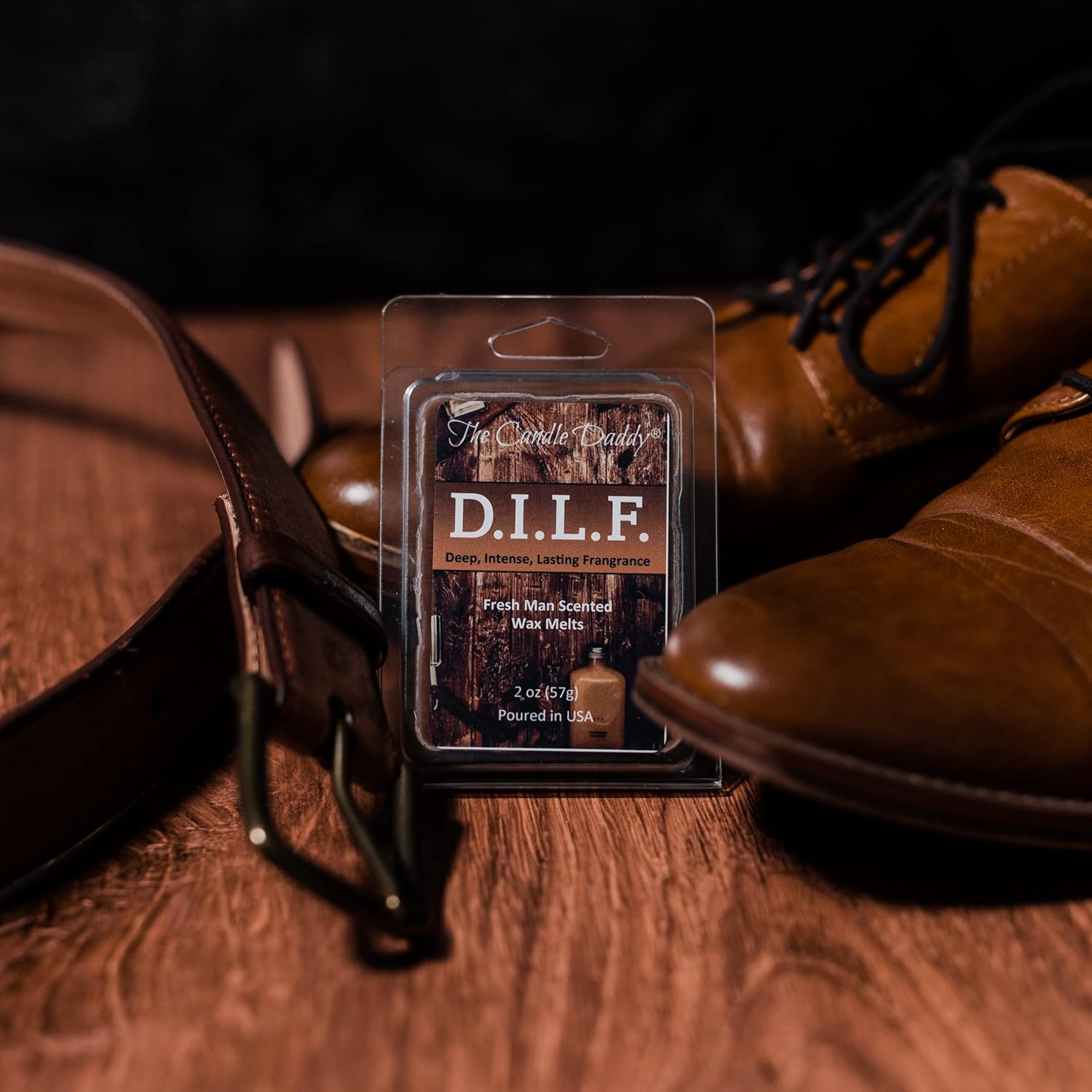 The Candle Daddy DILF Fresh Man Scented Wax Melt 6 Cubes