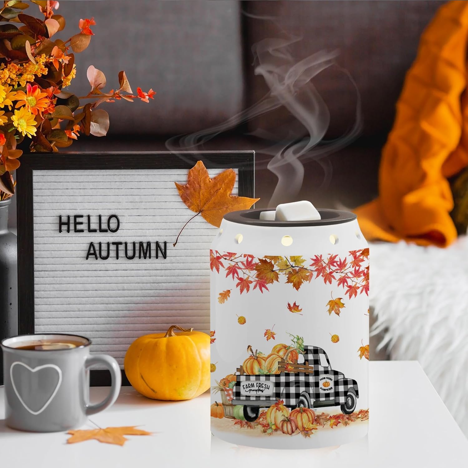 Bonsai Tree Fall Decorations Wax Melter Warmer