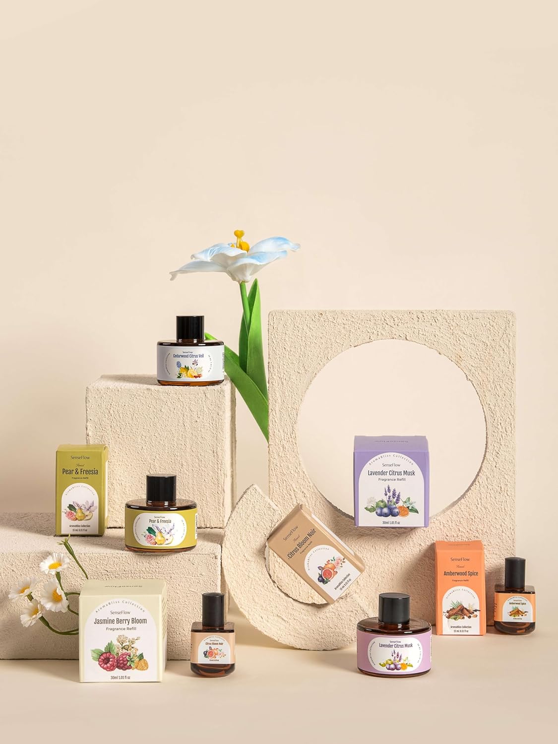SenseFlow Home Scent Refill for SF101 Amberwood Spice