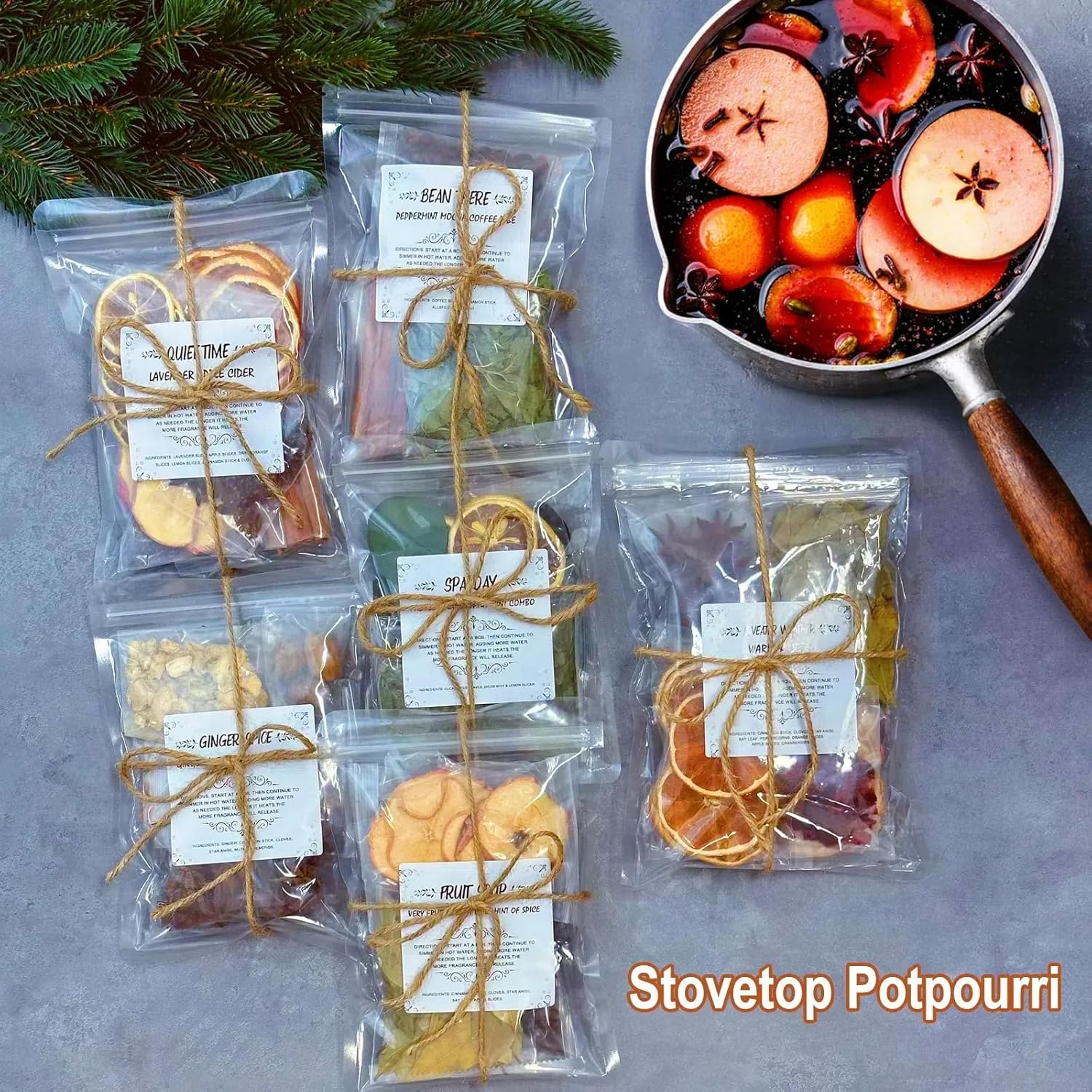Set of 6 Stovetop Potpourri Blends for Home Fragrance