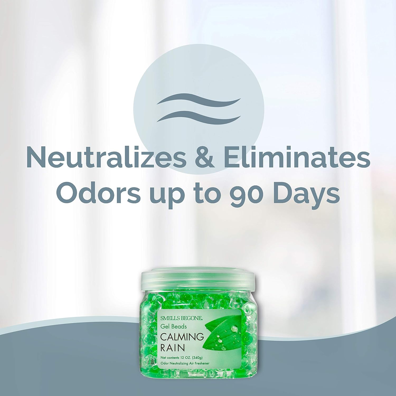 Smells Gone Odor Eliminator Gel Beads 12 oz Pack of 2
