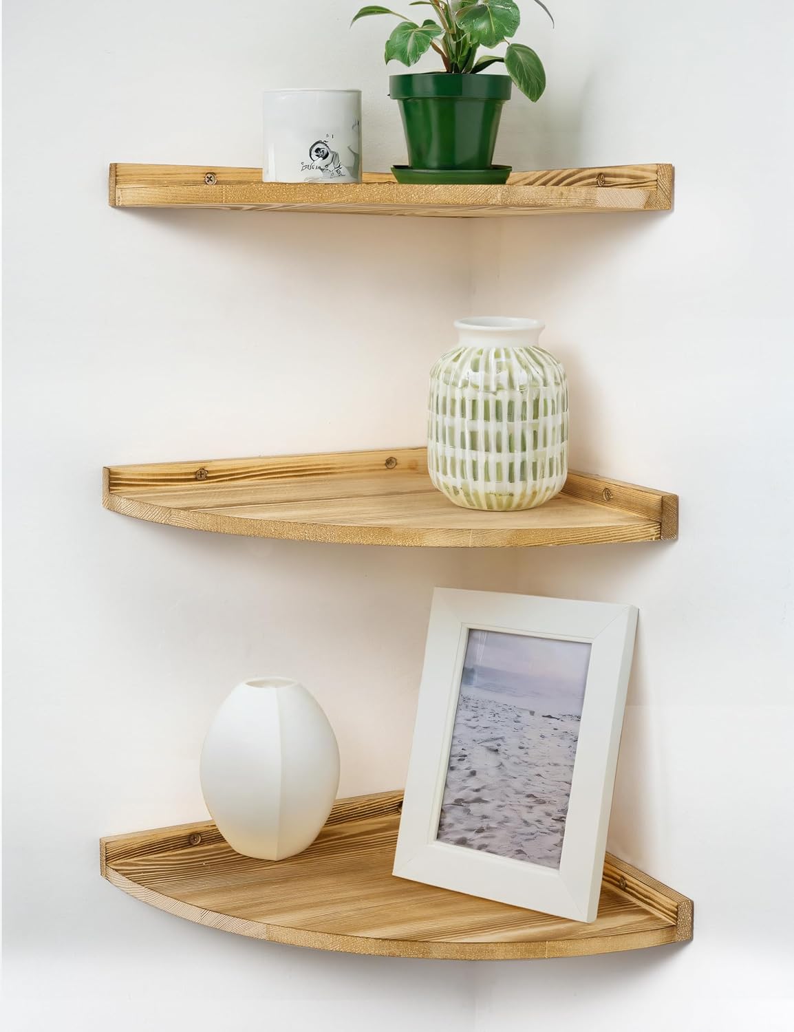 Godimerhea Corner Shelves Wall Mount 12x12 Inch