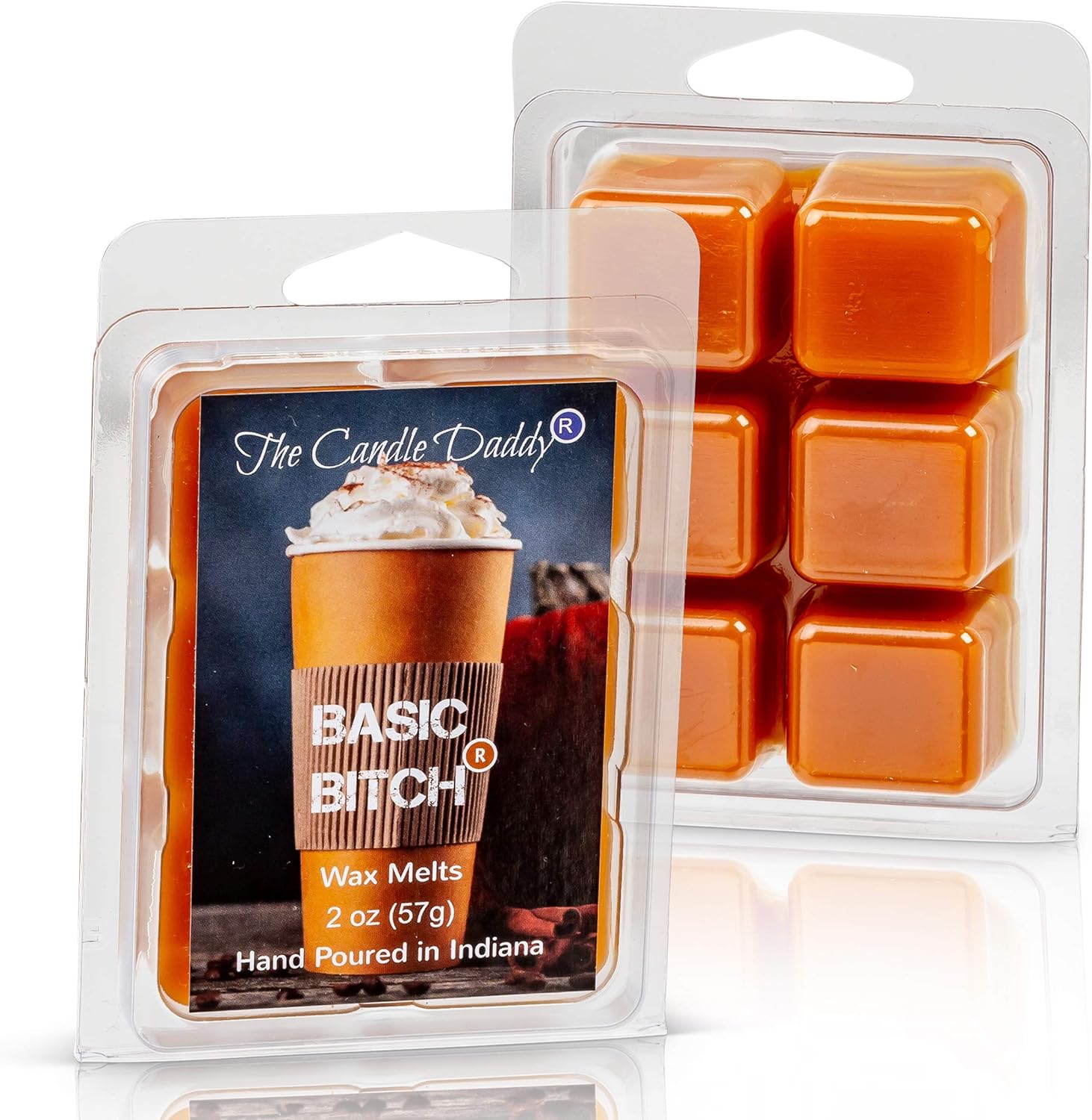 The Candle Daddy Basic Bitch Funny Pumpkin Spice Scented Wax Cubes