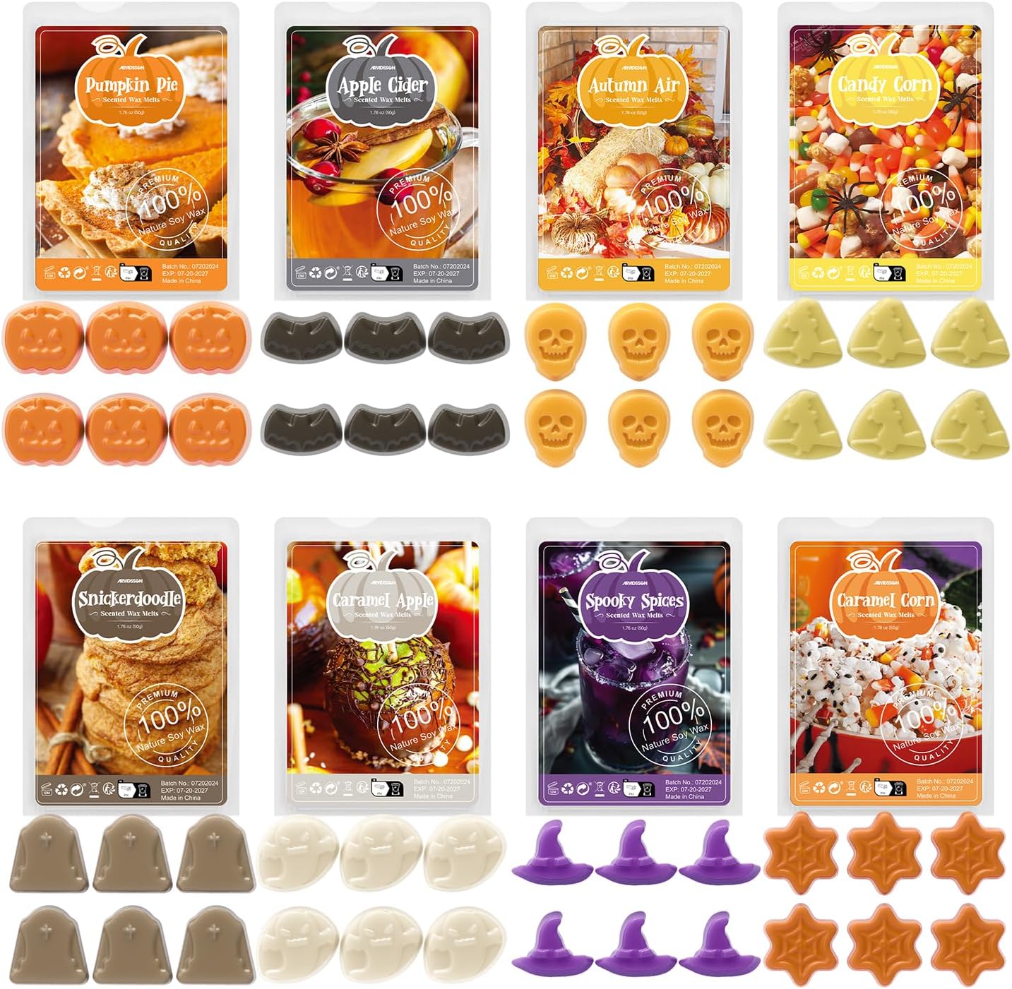 ARVIDSSON Halloween Scented Wax Melts Fall Set