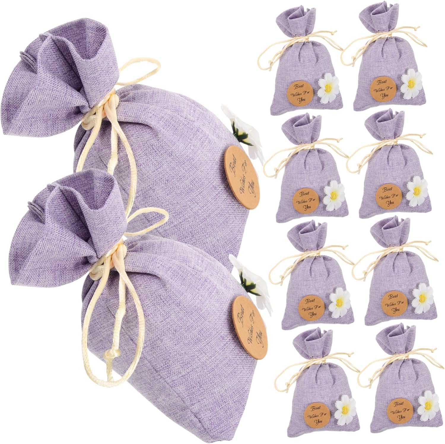 Alipis Empty Sachet Bags 10pcs Hanging Perfume Pouches for Car and Wardrobe