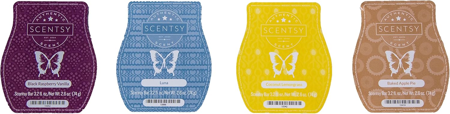 Scentsy Bar 4-Pack with 4 Scents