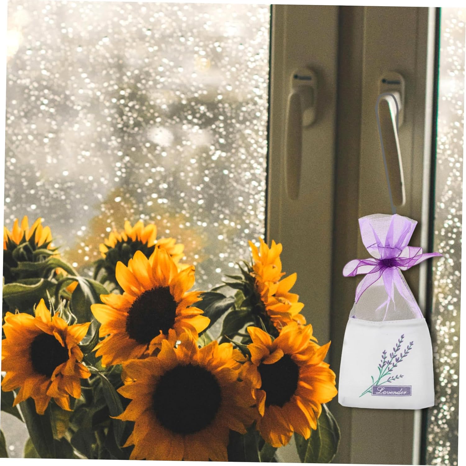 Lavender Sachet Bags 60pcs Set for Closet Drawer Car Fragrance