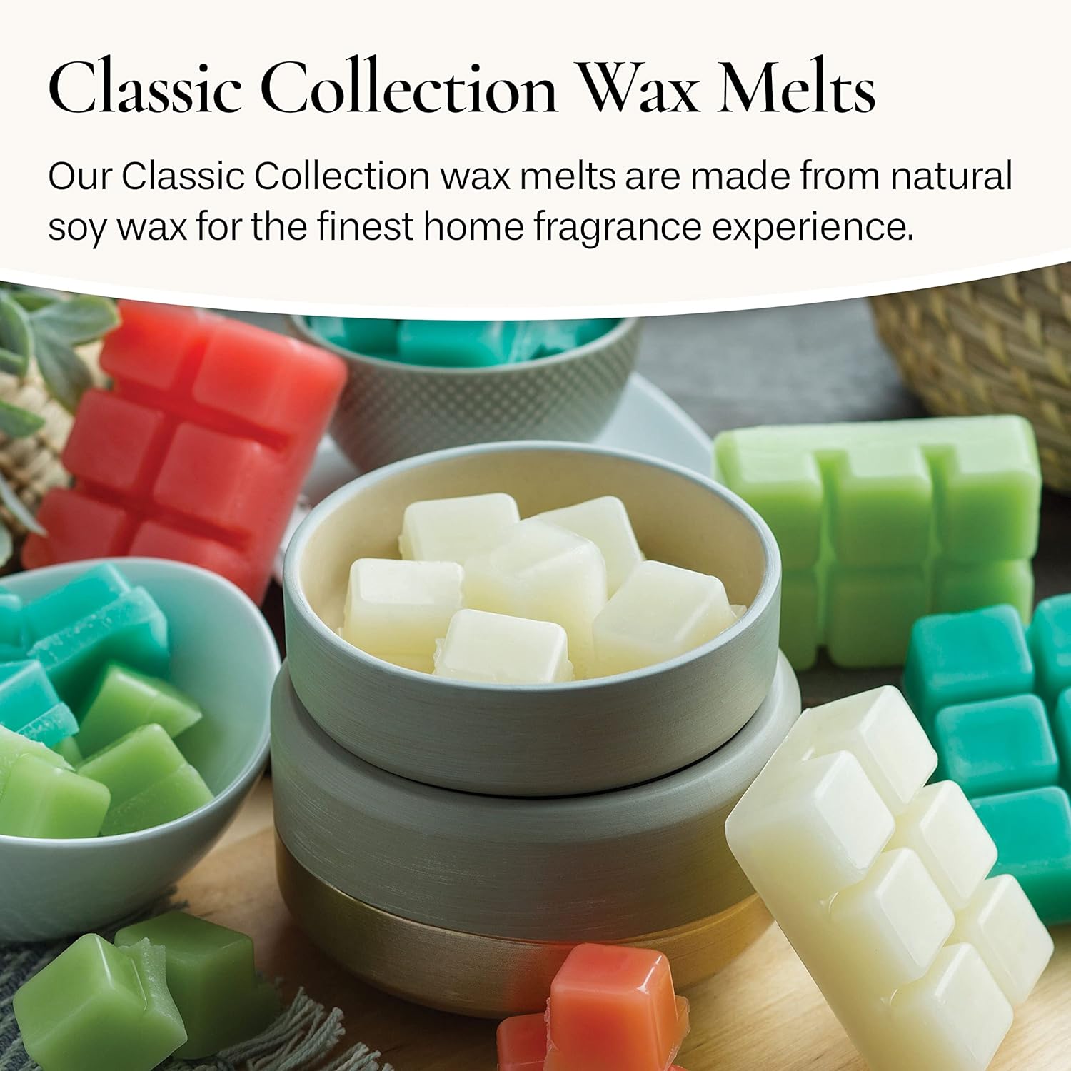 Candle Warmers Etc Classic Wax Melts 25oz Fresh Linen 4-Pack