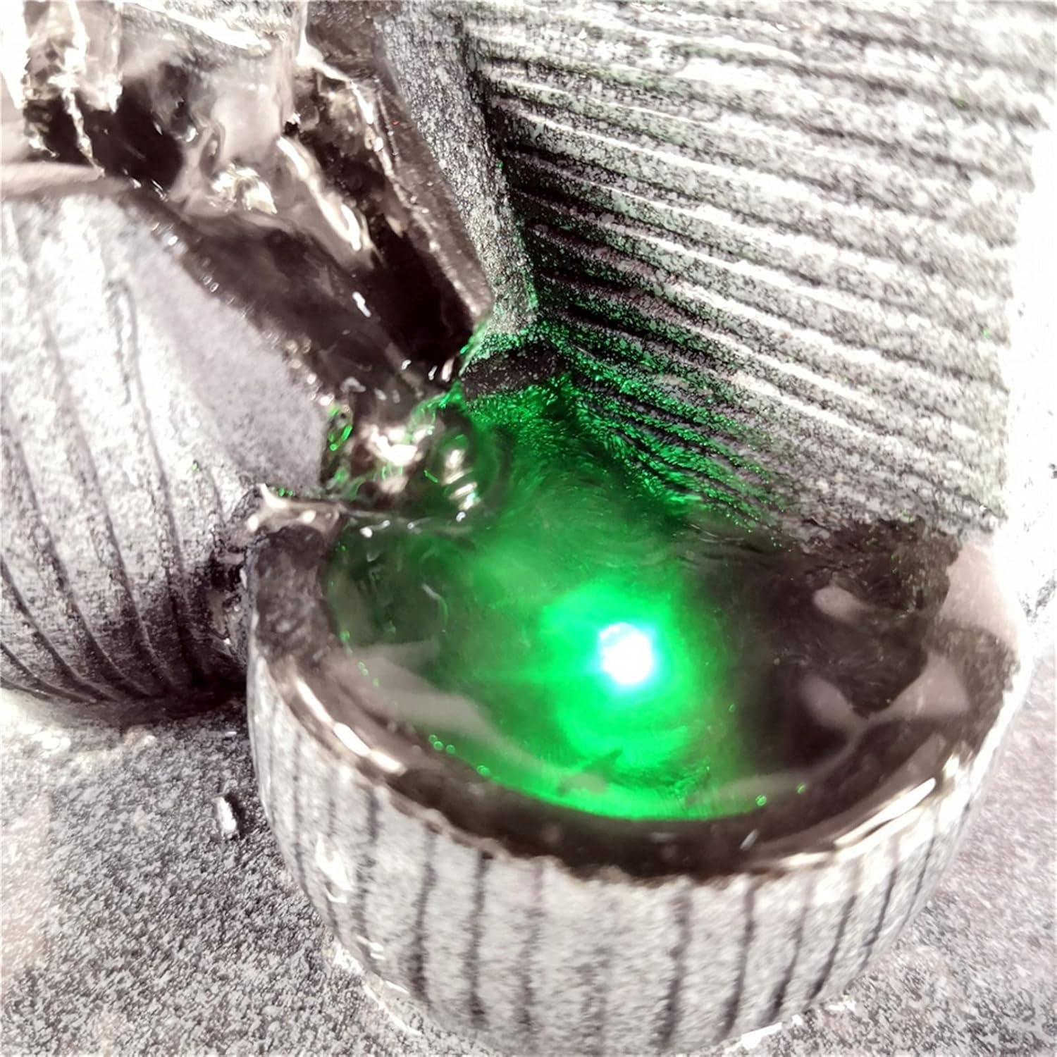 Relaxing Tabletop Fountain With LED Light