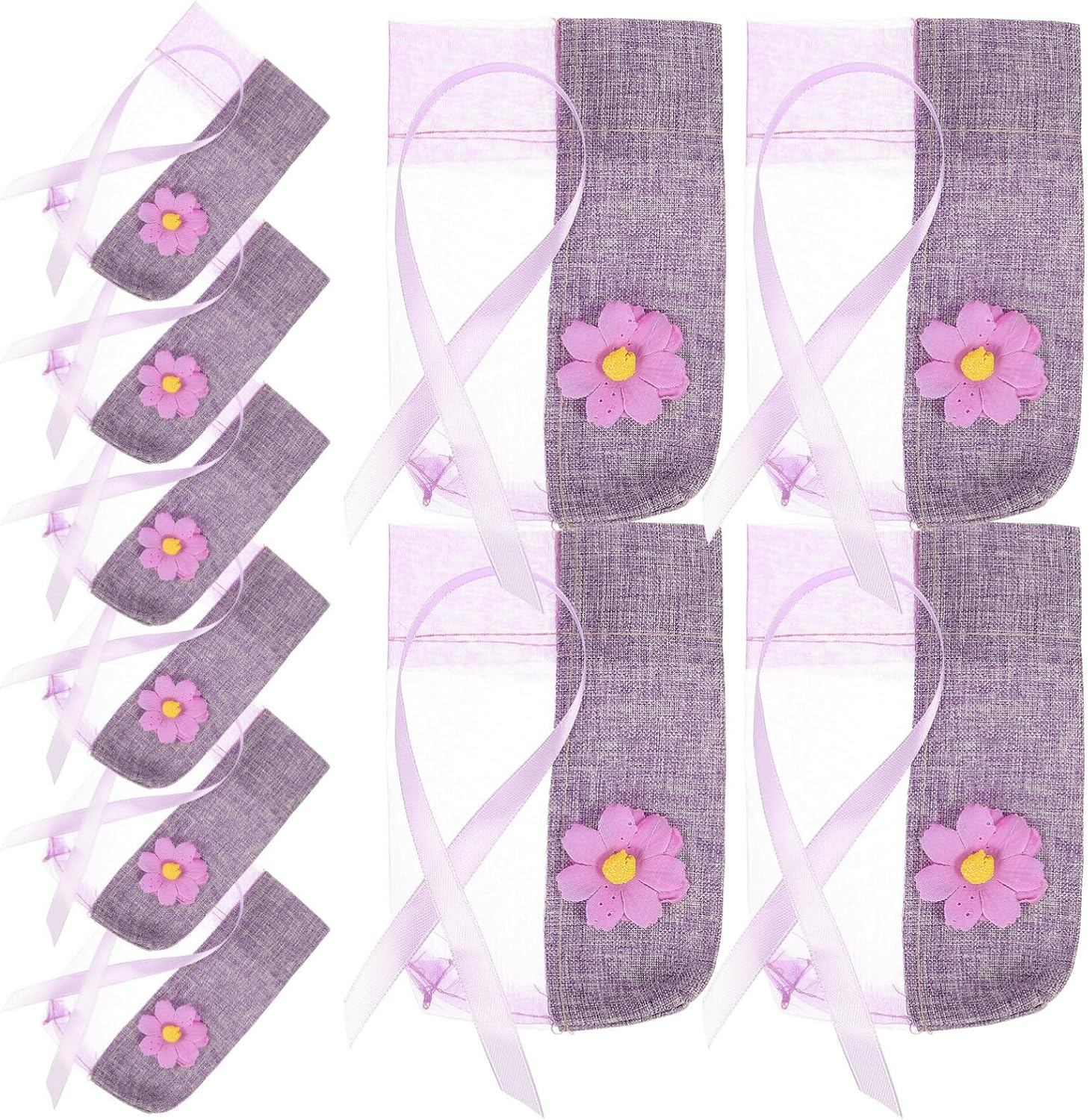 EXCEART 10pcs Fine Mesh Sachet Bags for Fragrance Storage Pouches