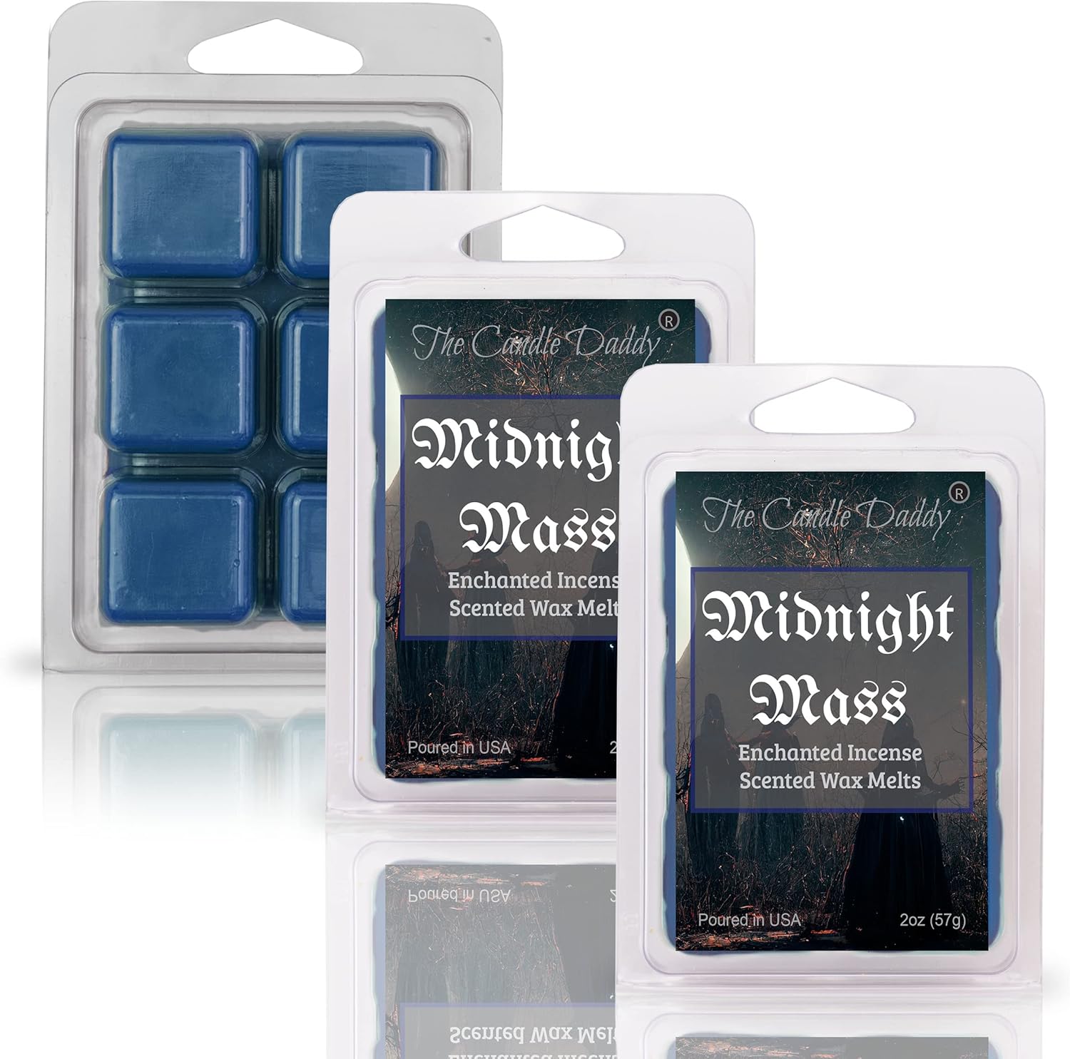 The Candle Daddy Midnight Mass Wax Melt - 6 Cubes