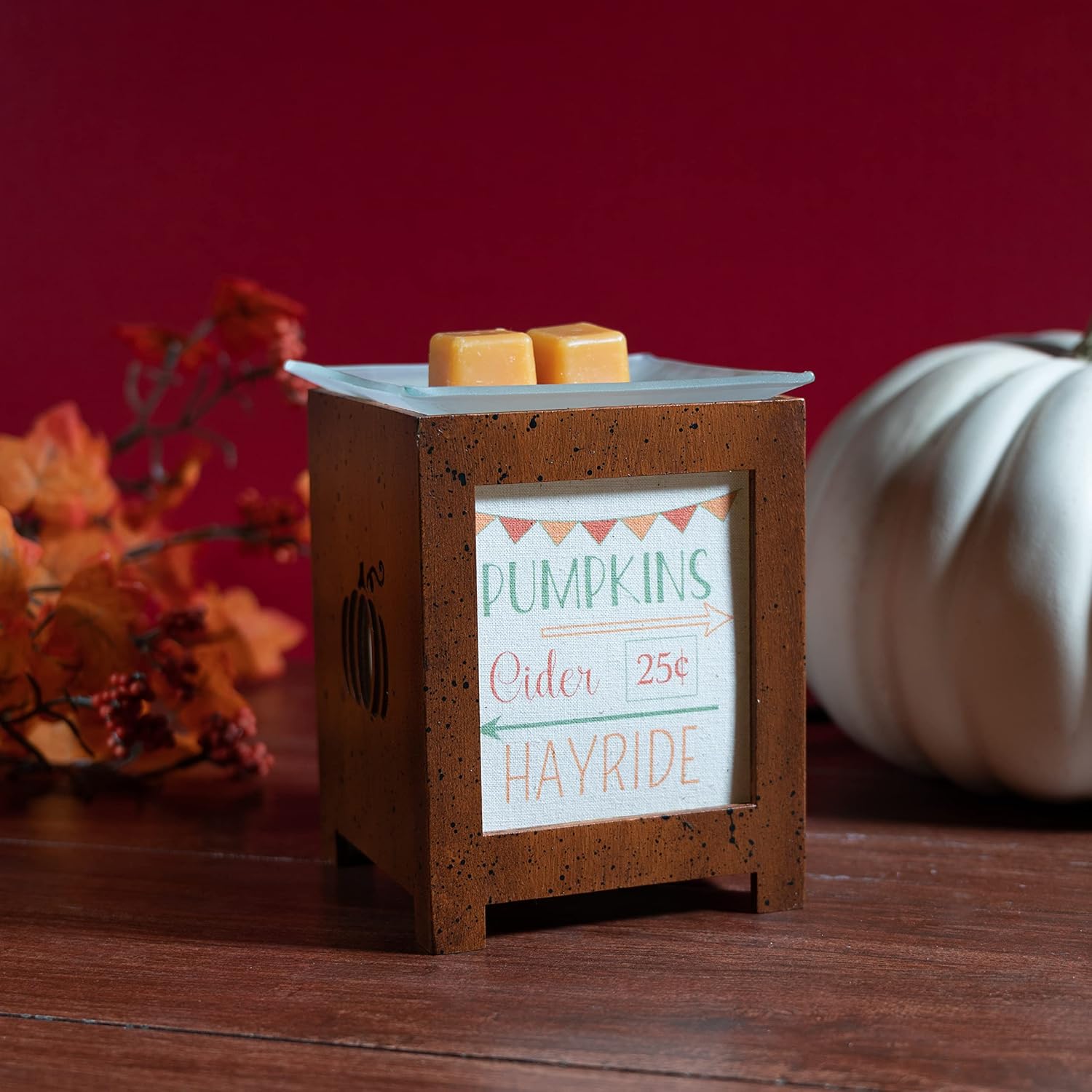 Scentsationals Autumn Scented Wax Warmer - Flame-Free Electric Fall Fragrance Burner