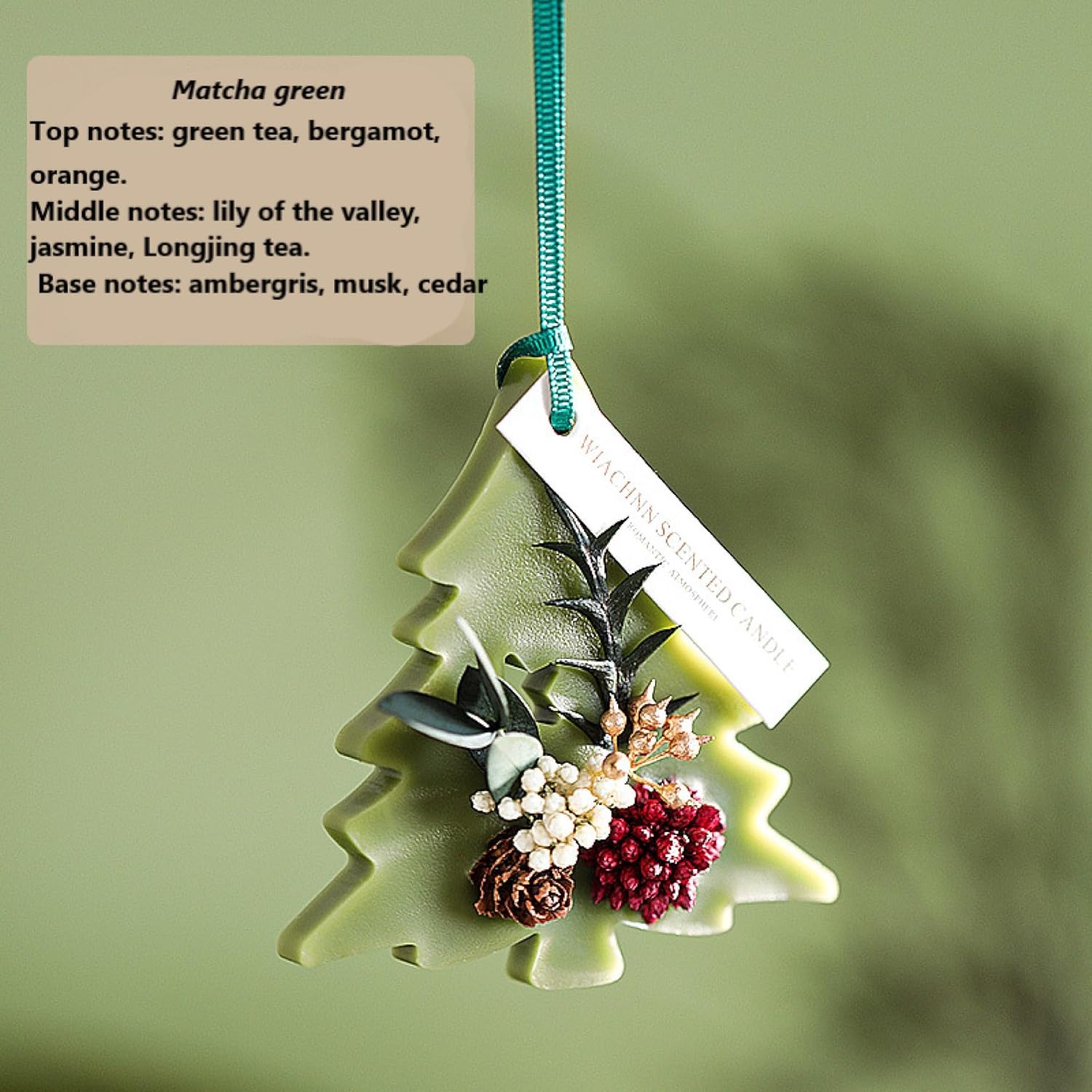 3 Pack Scented Wax Sachets with Christmas Tree Design