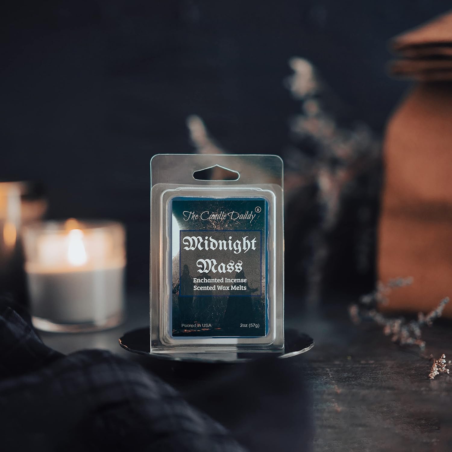 The Candle Daddy Midnight Mass Wax Melt - 6 Cubes