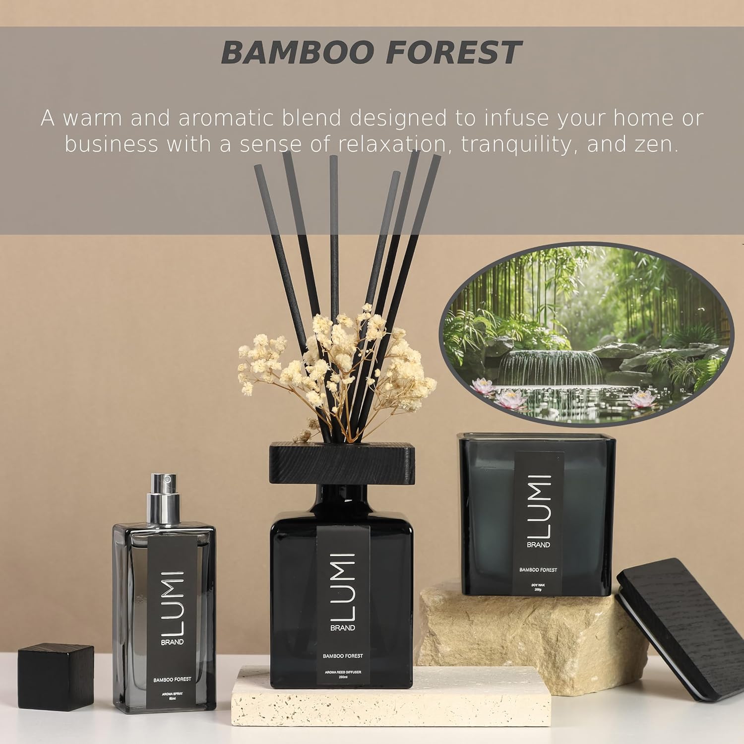 Luxury Aroma Set Bamboo Forest Fragrance