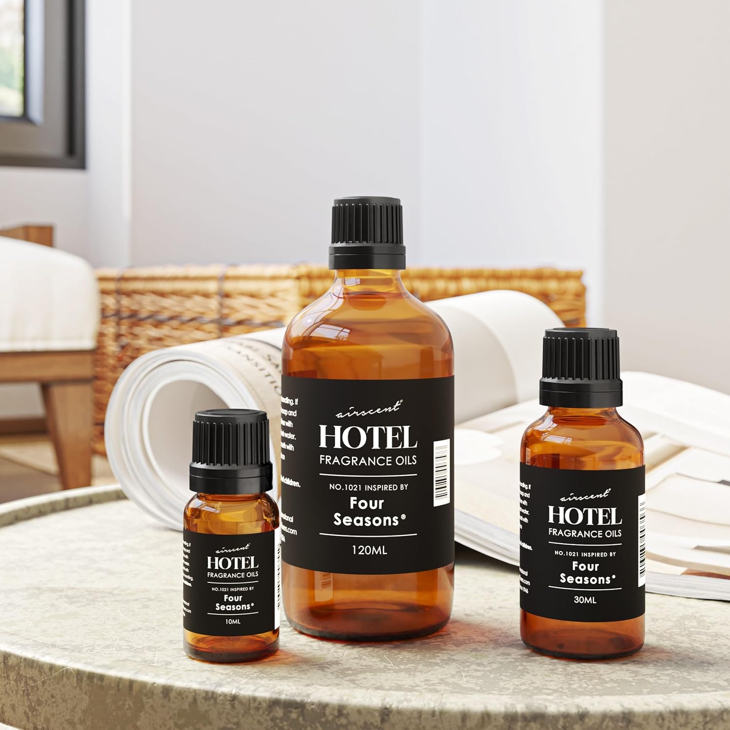 Air-Scent Hotel Diffuser Oil - 500 mL Glass Bottle