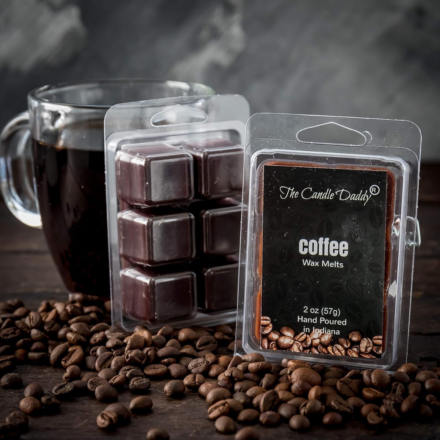 The Candle Daddy Coffee Scented Wax Cubes - 2 Packs