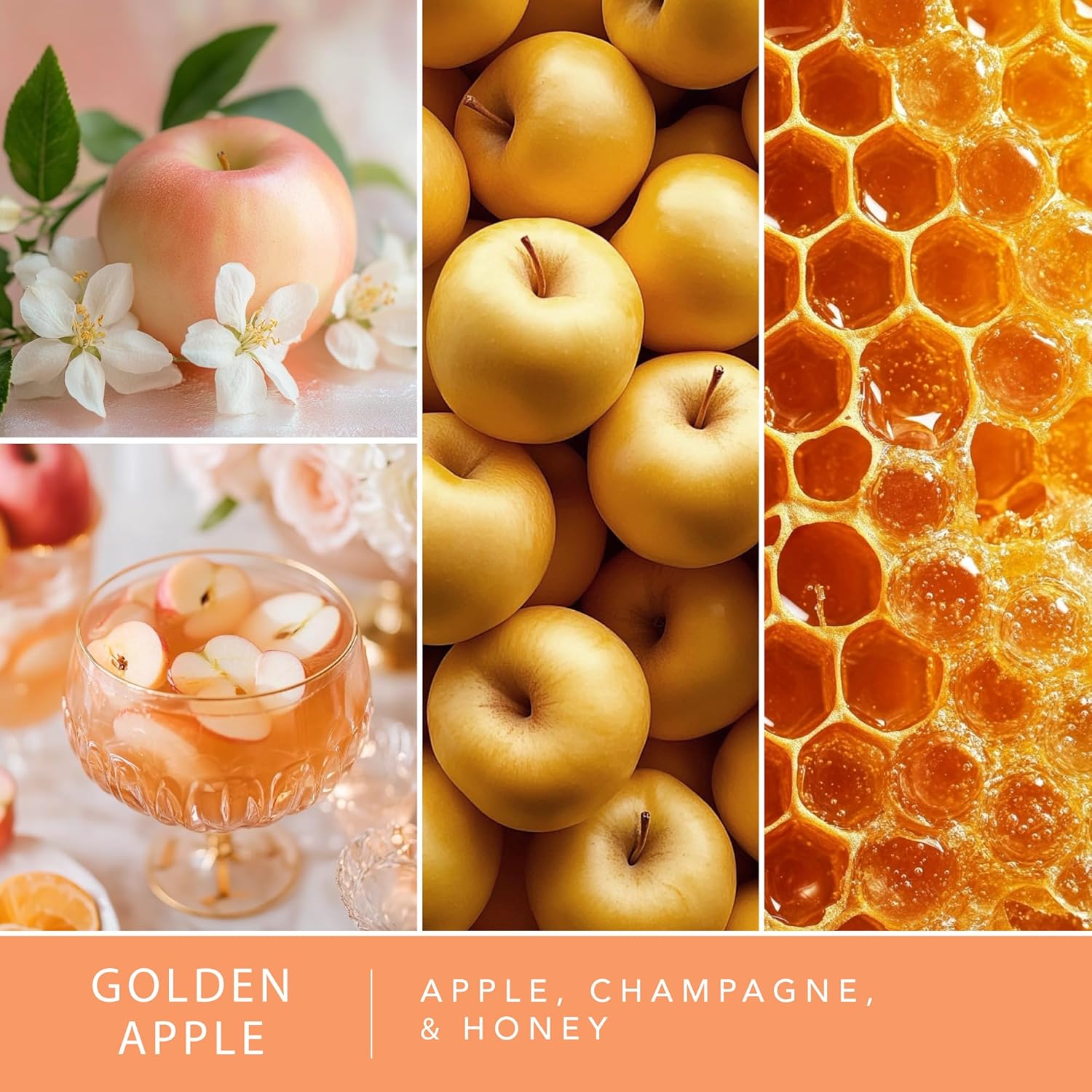 Scentsationals Wax Melts - Golden Apple 24-Cubes