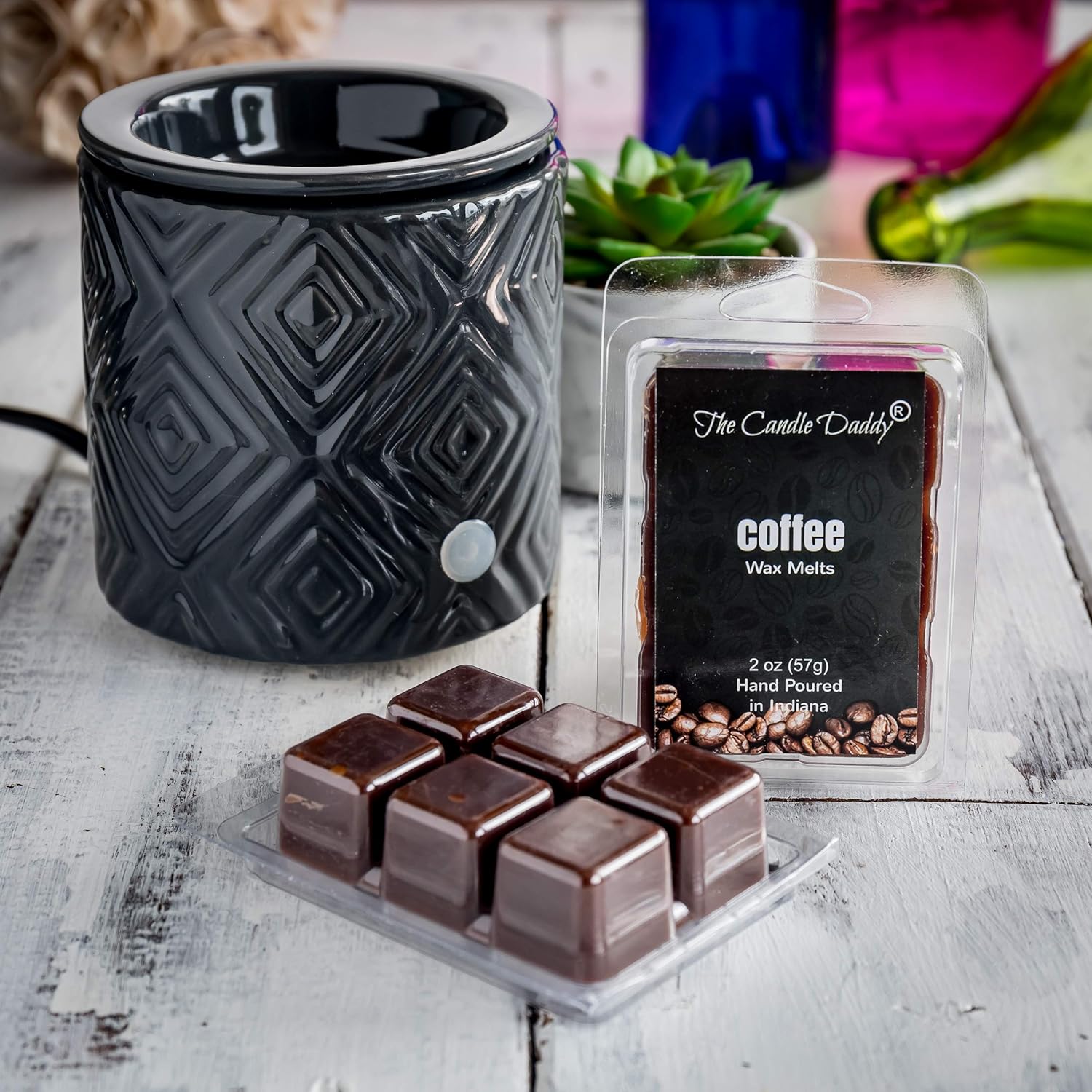 The Candle Daddy Coffee Scented Wax Cubes - 2 Packs