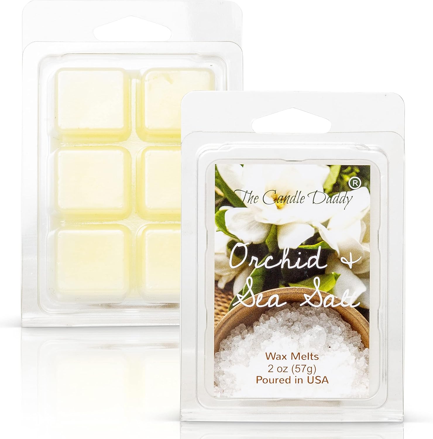 The Candle Daddy Orchid Sea Salt Scented Wax Melt - 2 Ounces